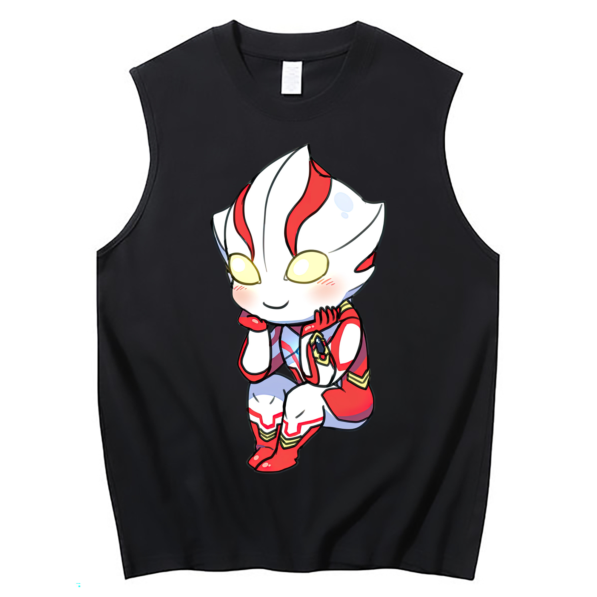 （画像用） ウルトラマン Ultraman コットン100％タンクトップ（フロントプリント）