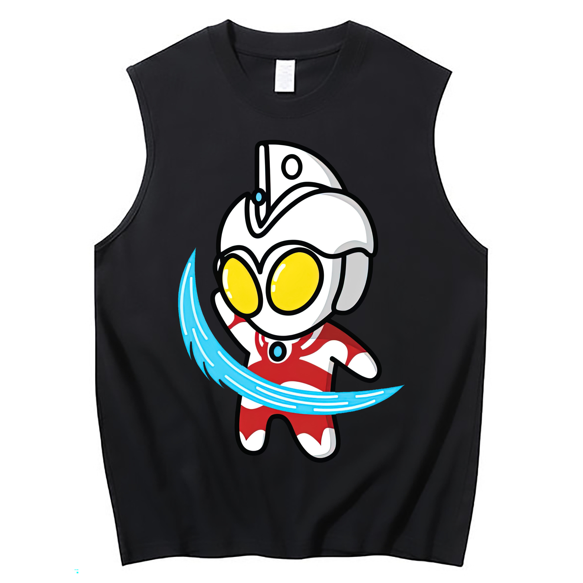 （画像用） ウルトラマン Ultraman コットン100％タンクトップ（フロントプリント）