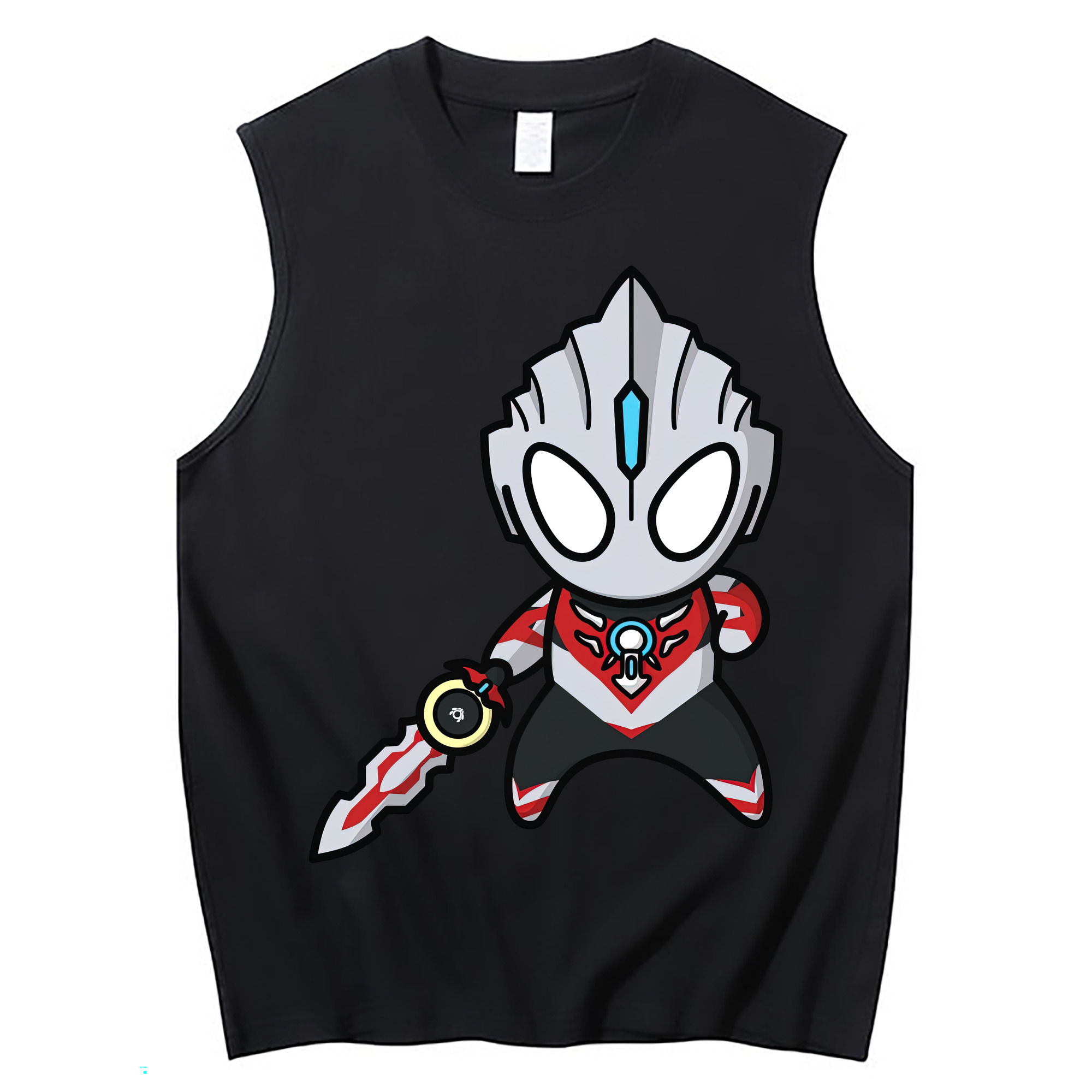 （画像用） ウルトラマン Ultraman コットン100％タンクトップ（フロントプリント）