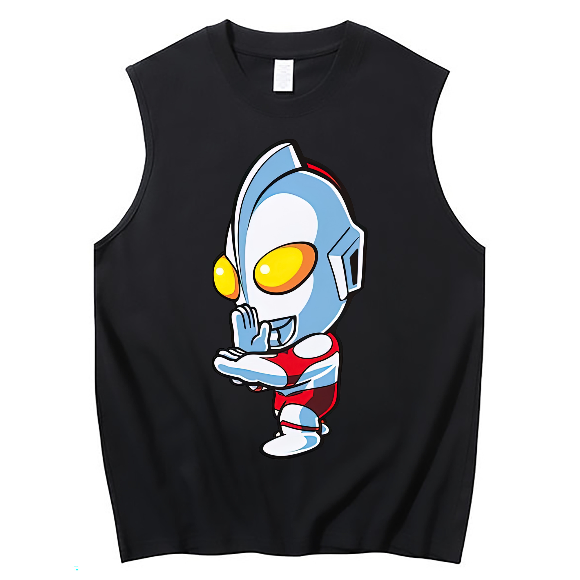 （画像用） ウルトラマン Ultraman コットン100％タンクトップ（フロントプリント）
