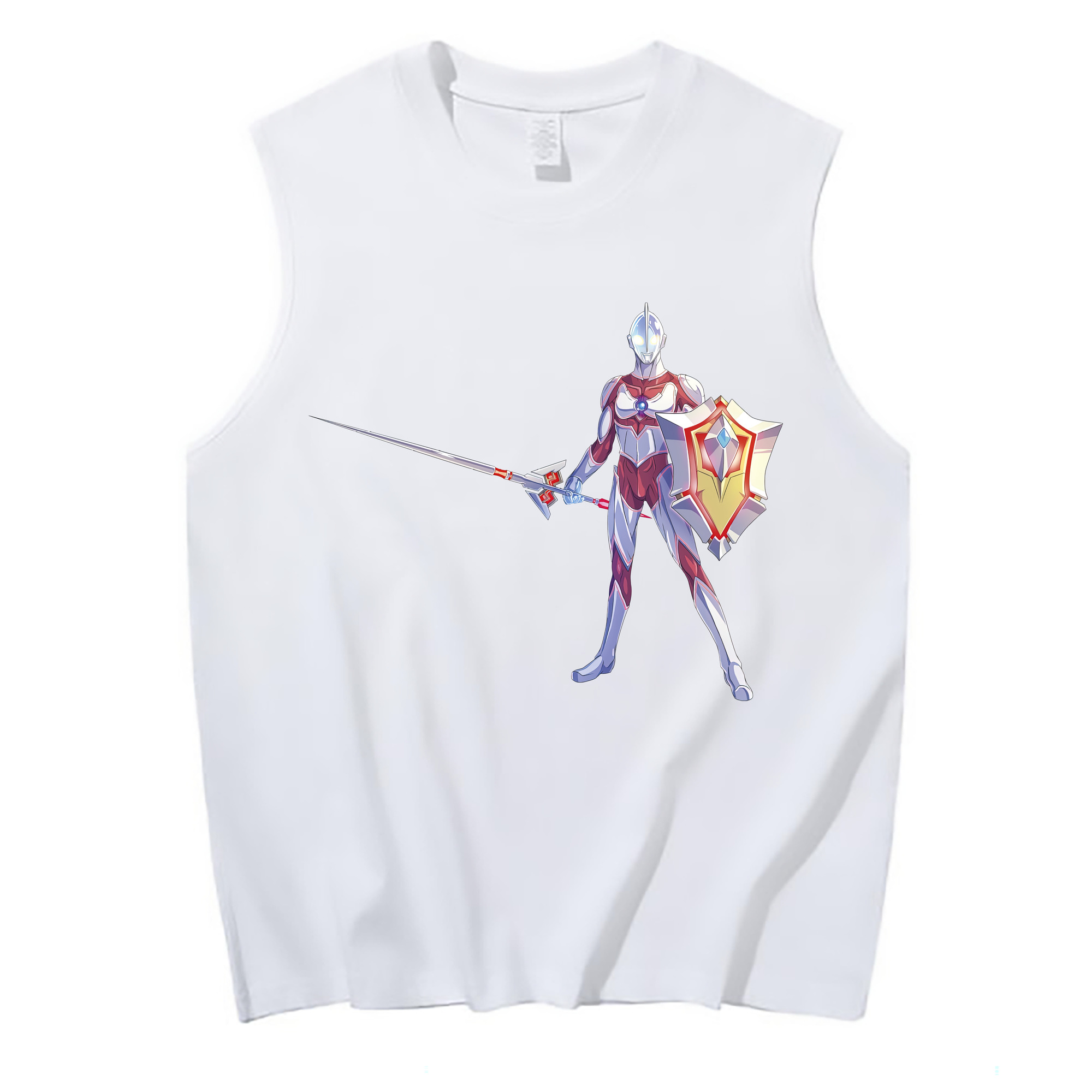 （画像用） ウルトラマン Ultraman コットン100％タンクトップ（フロントプリント）