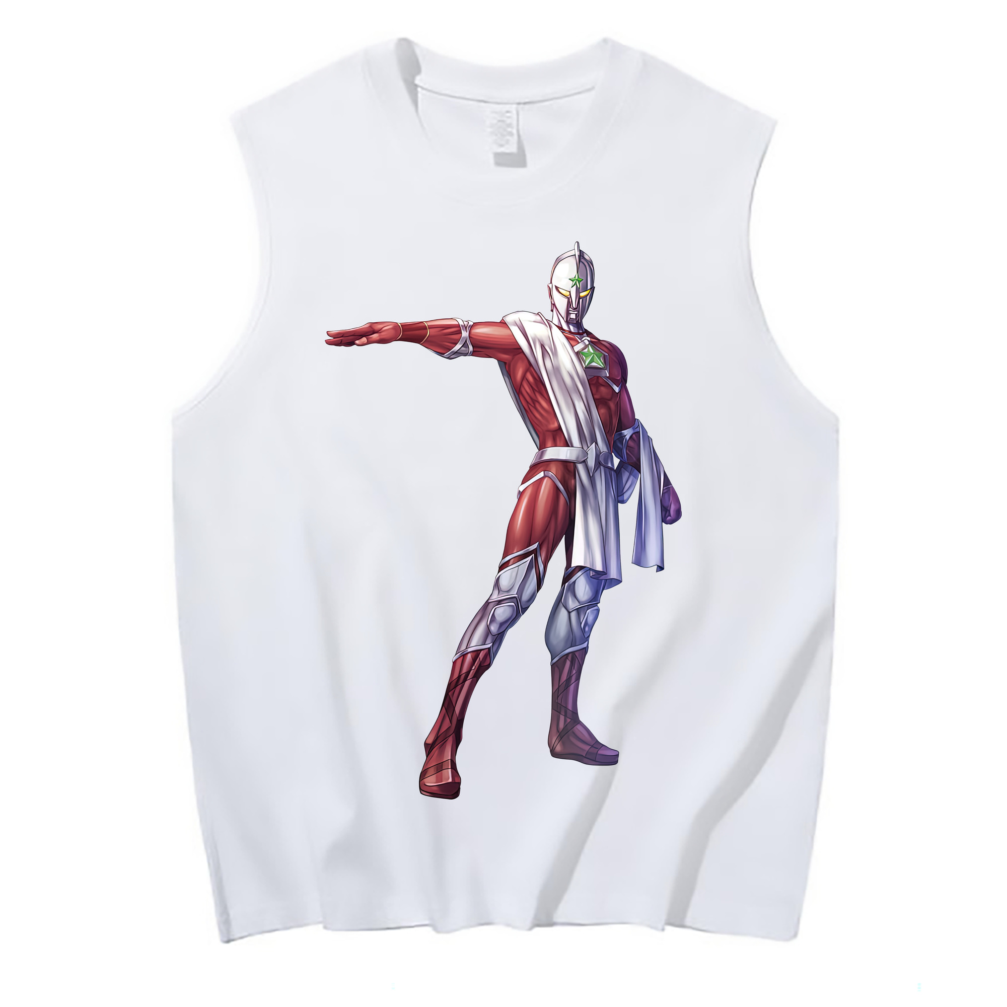 （画像用） ウルトラマン Ultraman コットン100％タンクトップ（フロントプリント）