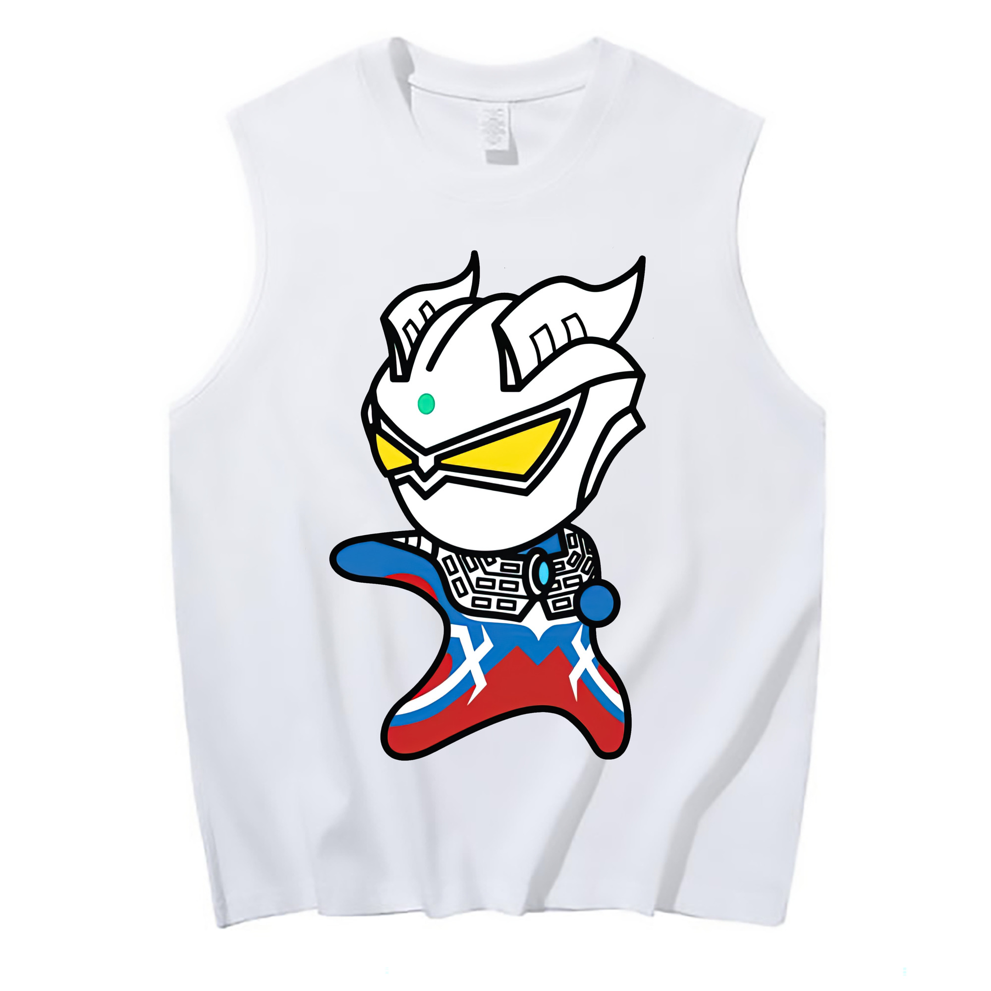 （画像用） ウルトラマン Ultraman コットン100％タンクトップ（フロントプリント）