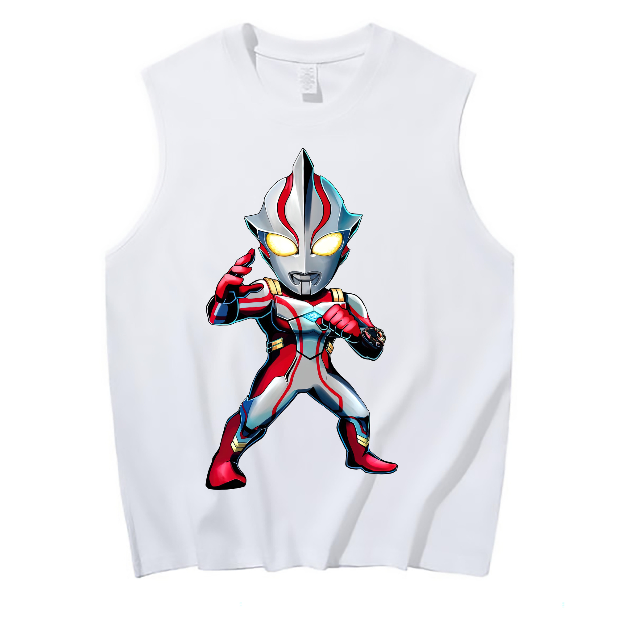 （画像用） ウルトラマン Ultraman コットン100％タンクトップ（フロントプリント）