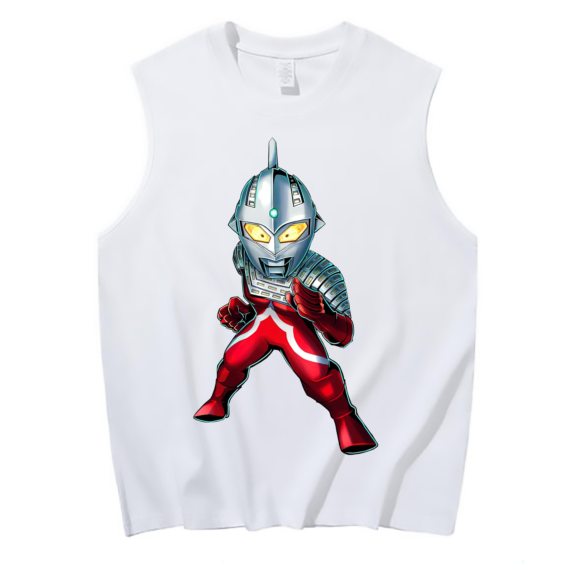 （画像用） ウルトラマン Ultraman コットン100％タンクトップ（フロントプリント）