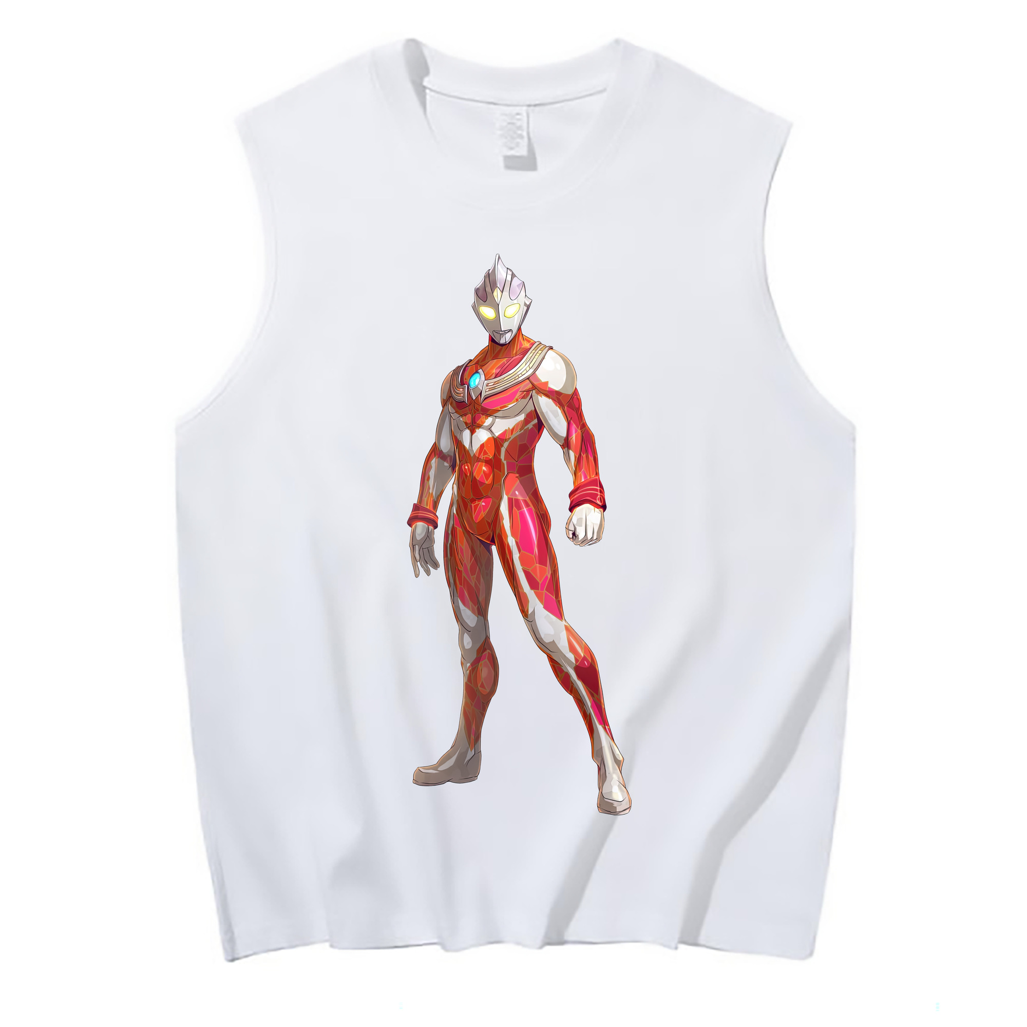 （画像用） ウルトラマン Ultraman コットン100％タンクトップ（フロントプリント）