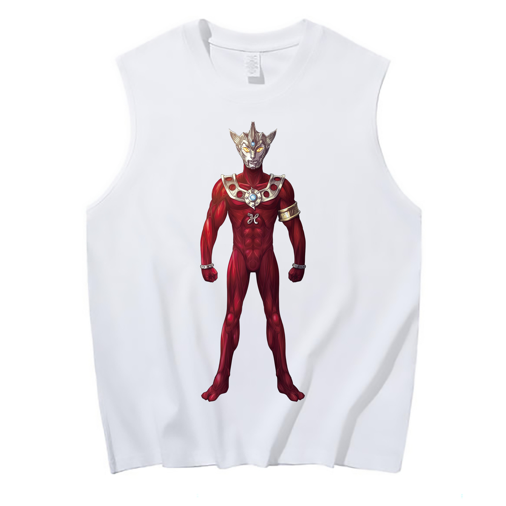 （画像用） ウルトラマン Ultraman コットン100％タンクトップ（フロントプリント）