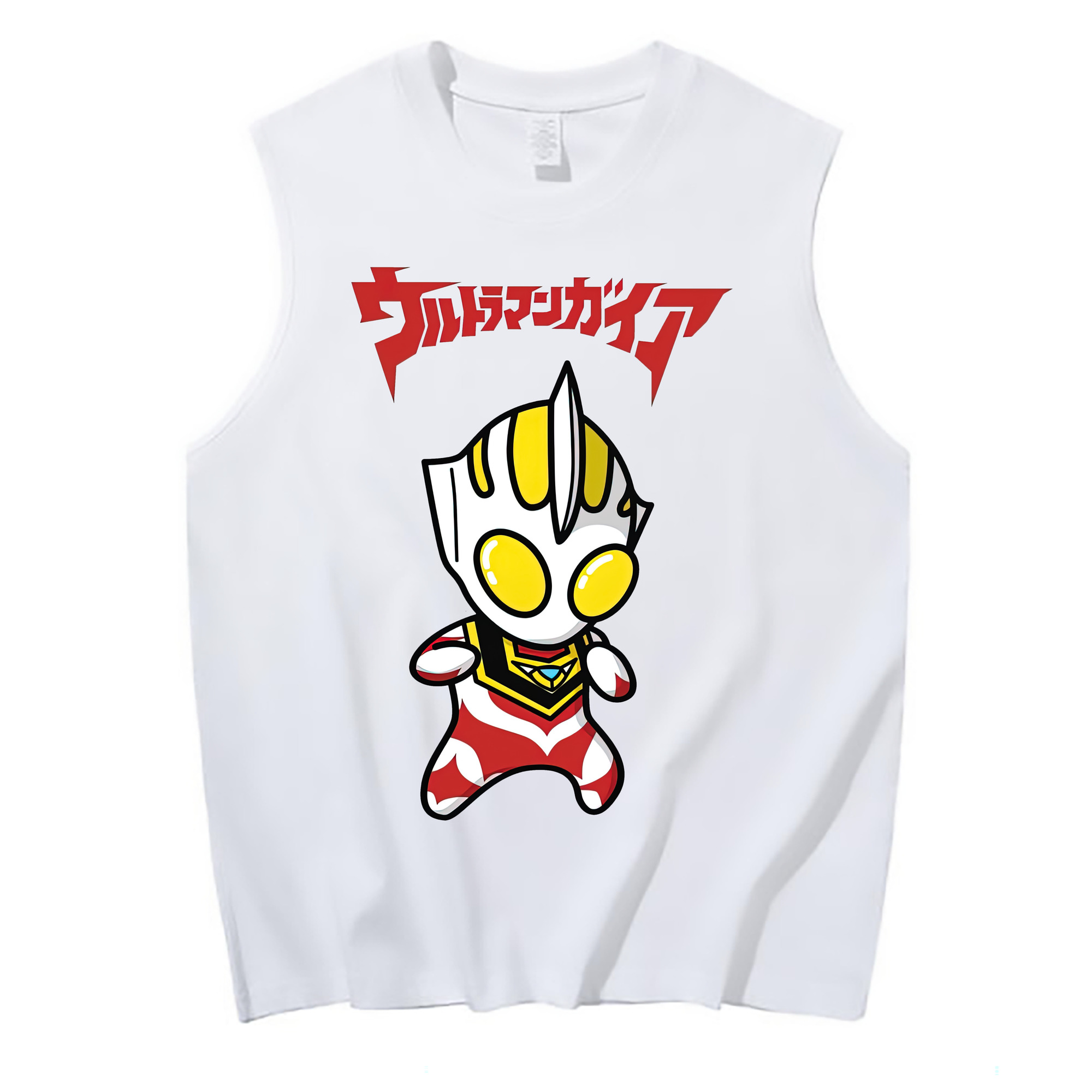 （画像用） ウルトラマン Ultraman コットン100％タンクトップ（フロントプリント）