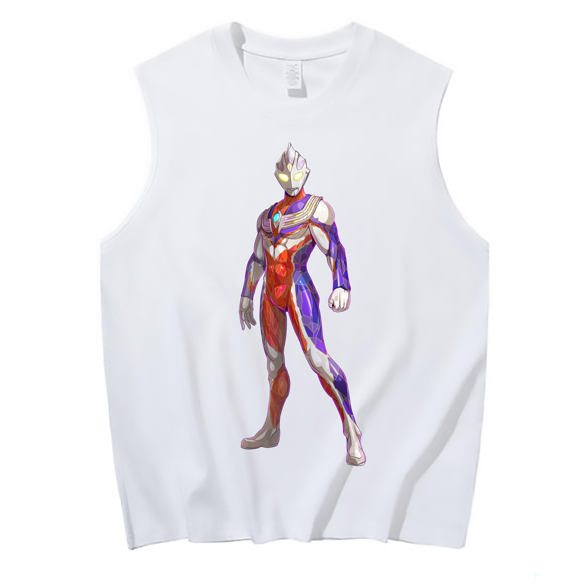（画像用） ウルトラマン Ultraman コットン100％タンクトップ（フロントプリント）