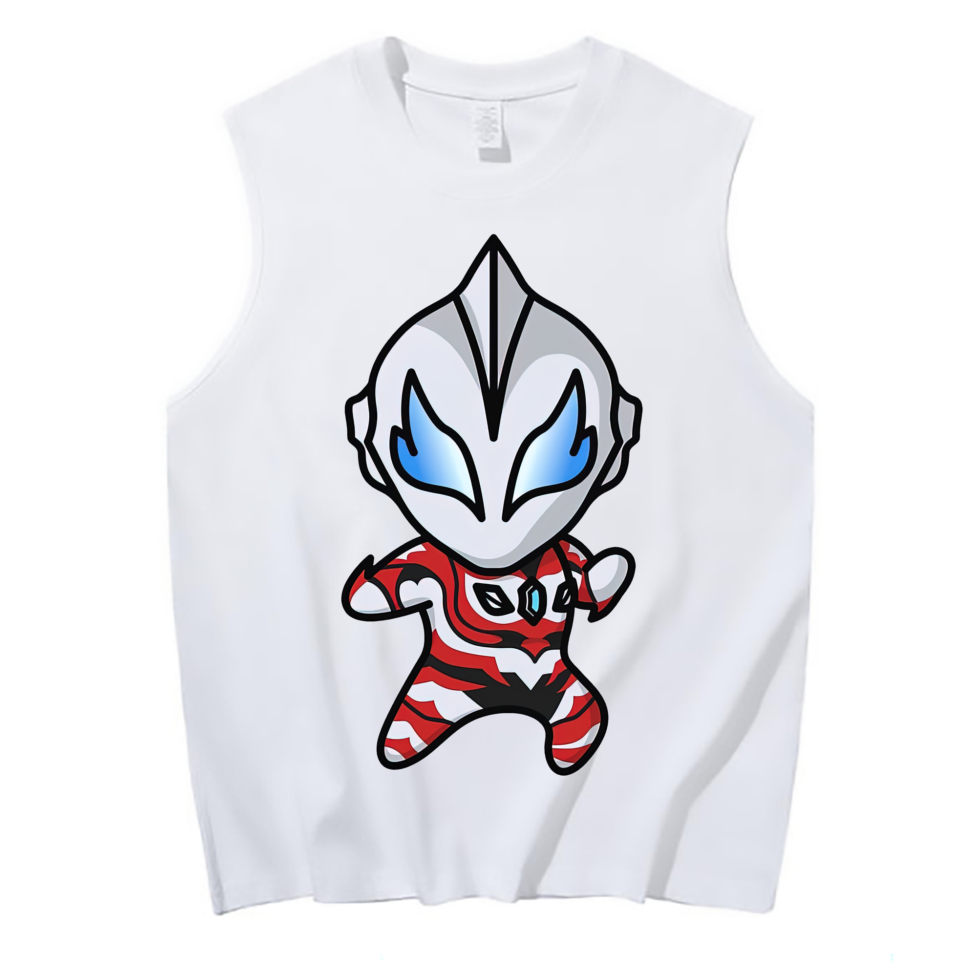 （画像用） ウルトラマン Ultraman コットン100％タンクトップ（フロントプリント）
