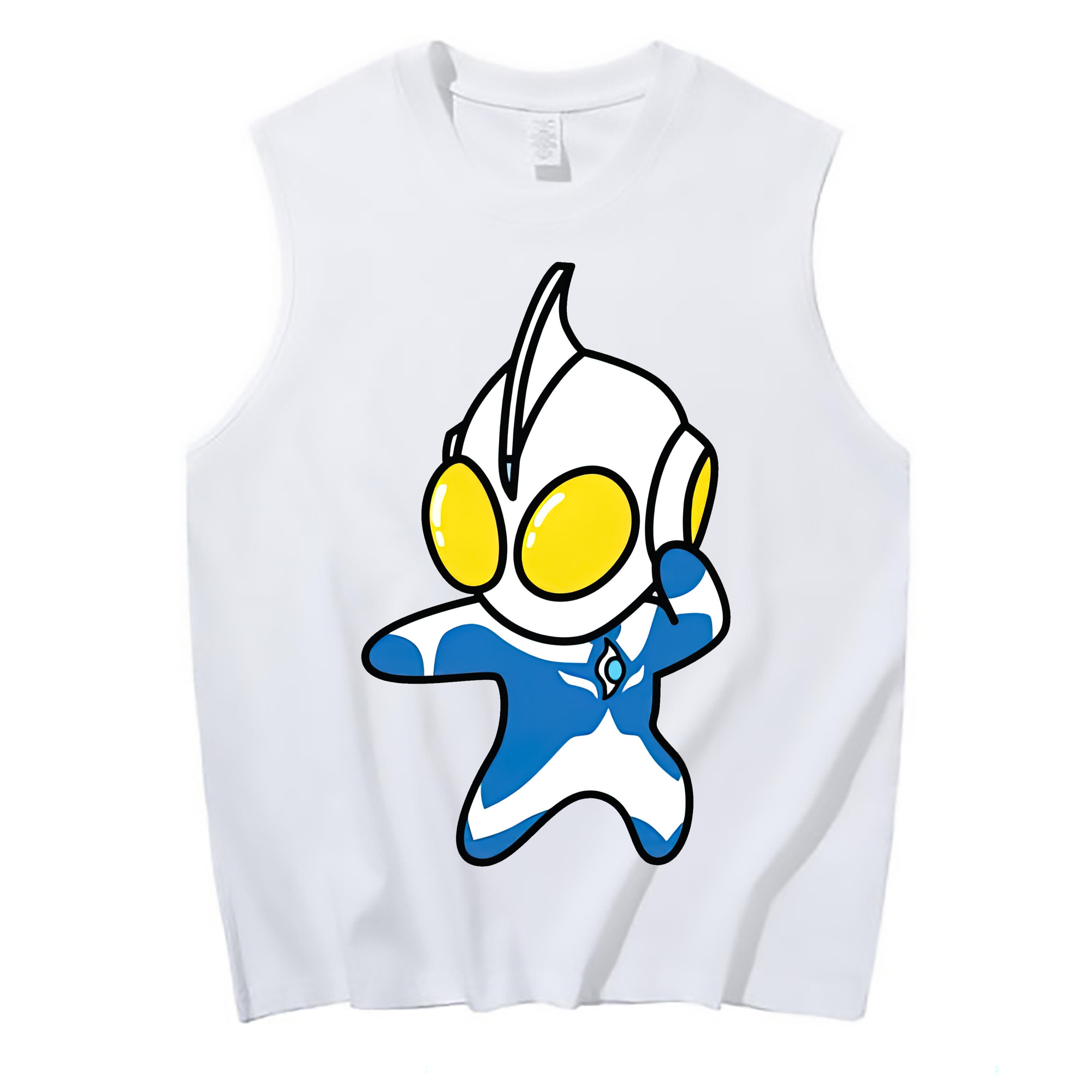 （画像用） ウルトラマン Ultraman コットン100％タンクトップ（フロントプリント）