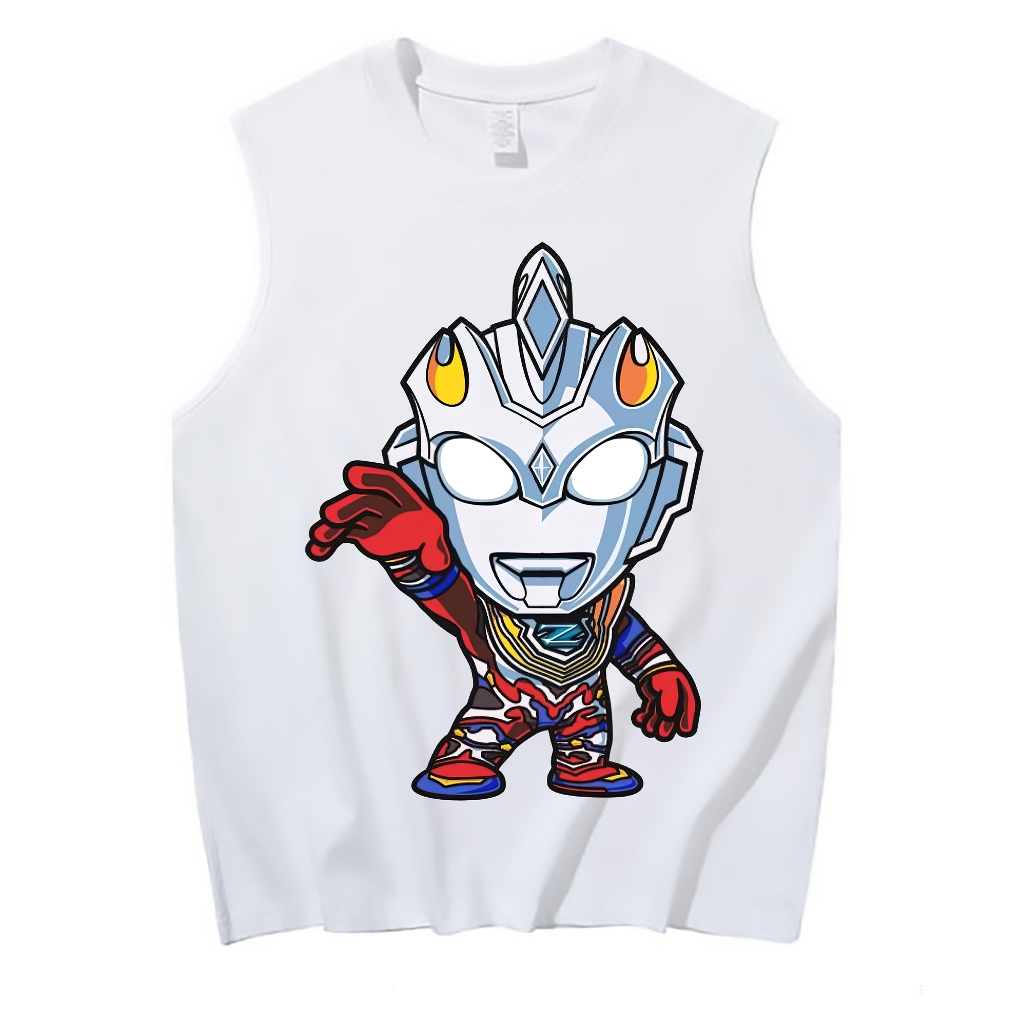 （画像用） ウルトラマン Ultraman コットン100％タンクトップ（フロントプリント）