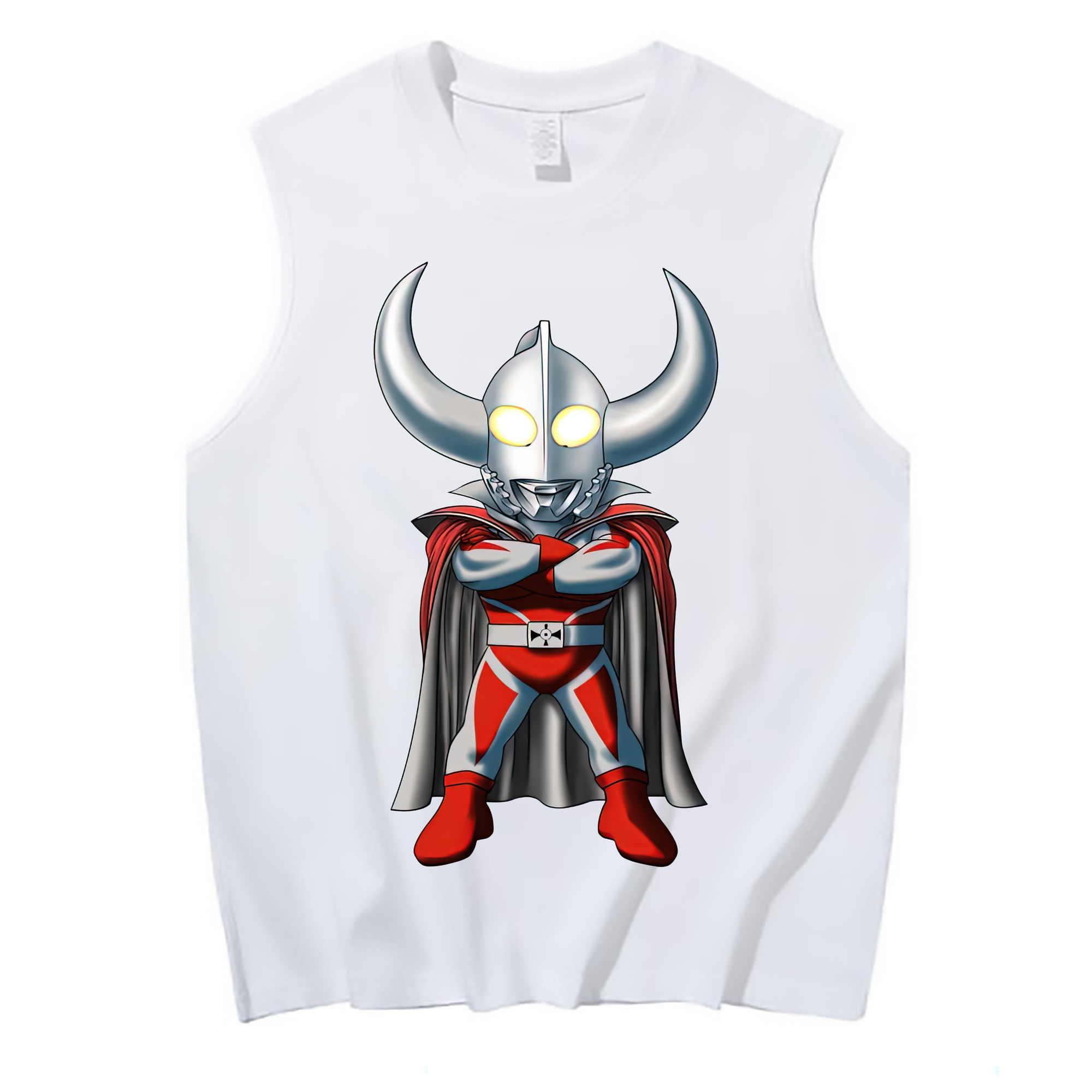 （画像用） ウルトラマン Ultraman コットン100％タンクトップ（フロントプリント）