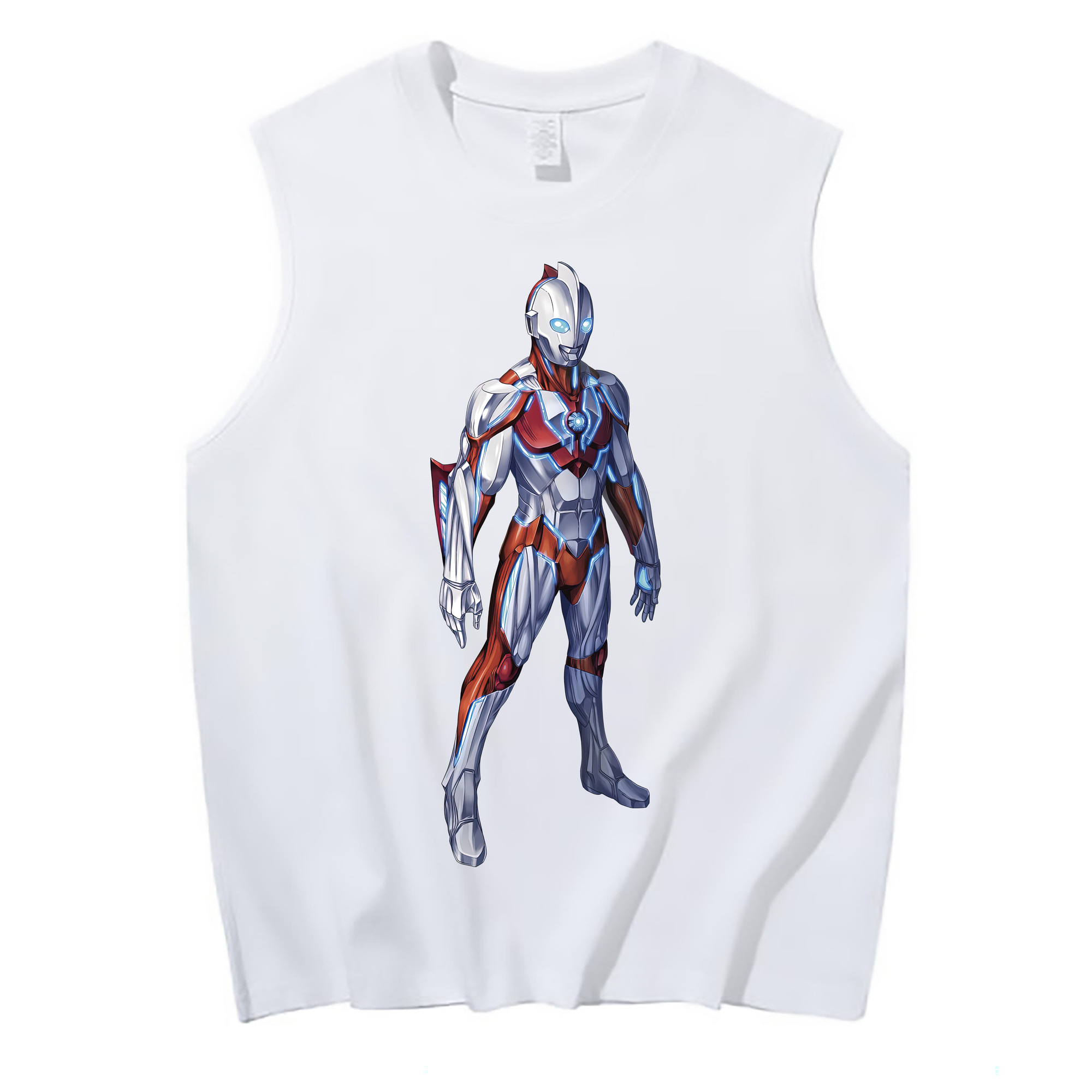 （画像用） ウルトラマン Ultraman コットン100％タンクトップ（フロントプリント）