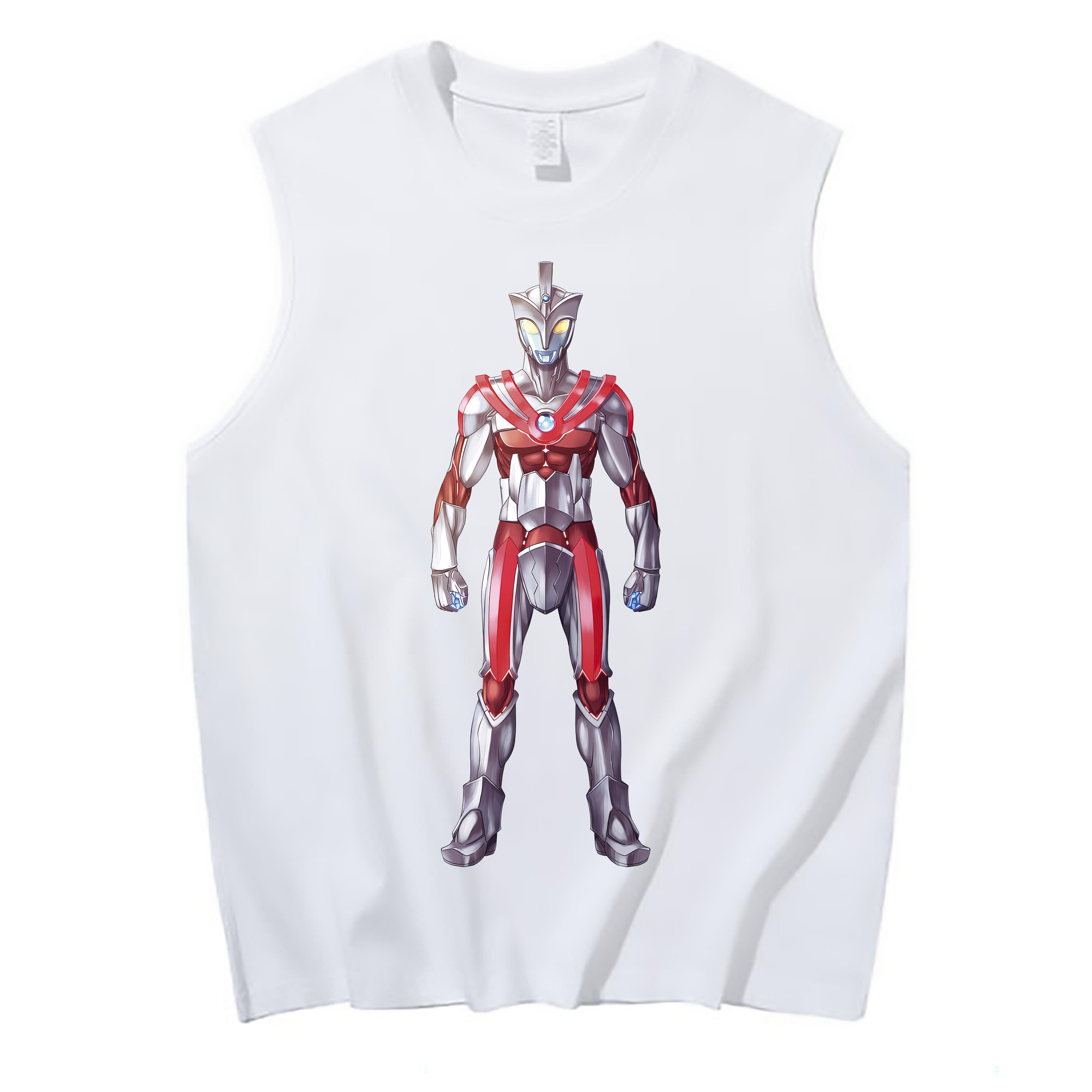 （画像用） ウルトラマン Ultraman コットン100％タンクトップ（フロントプリント）