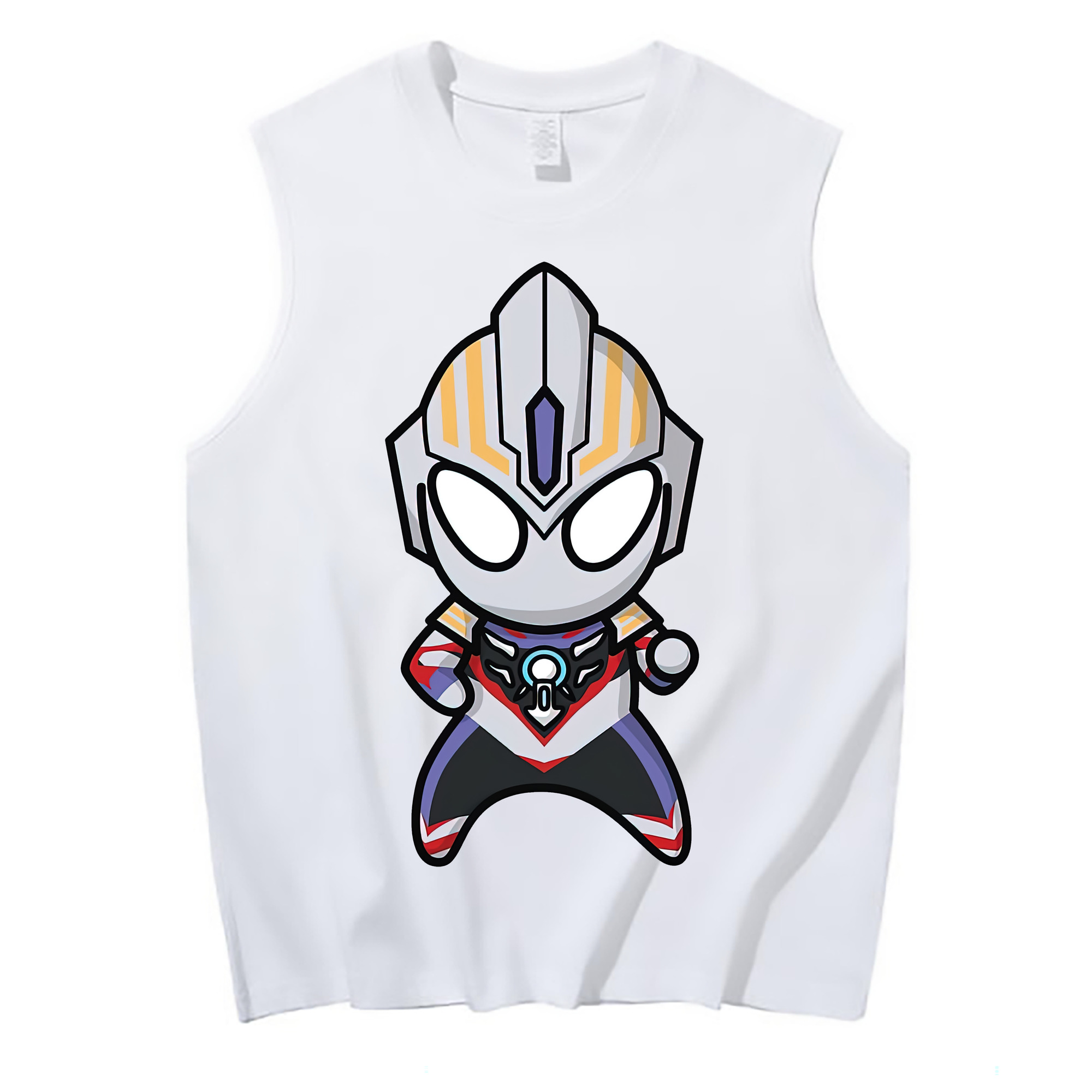 （画像用） ウルトラマン Ultraman コットン100％タンクトップ（フロントプリント）