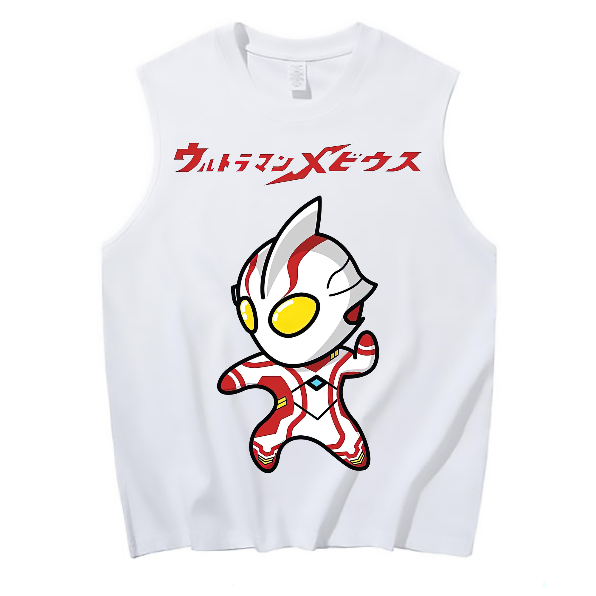（画像用） ウルトラマン Ultraman コットン100％タンクトップ（フロントプリント）