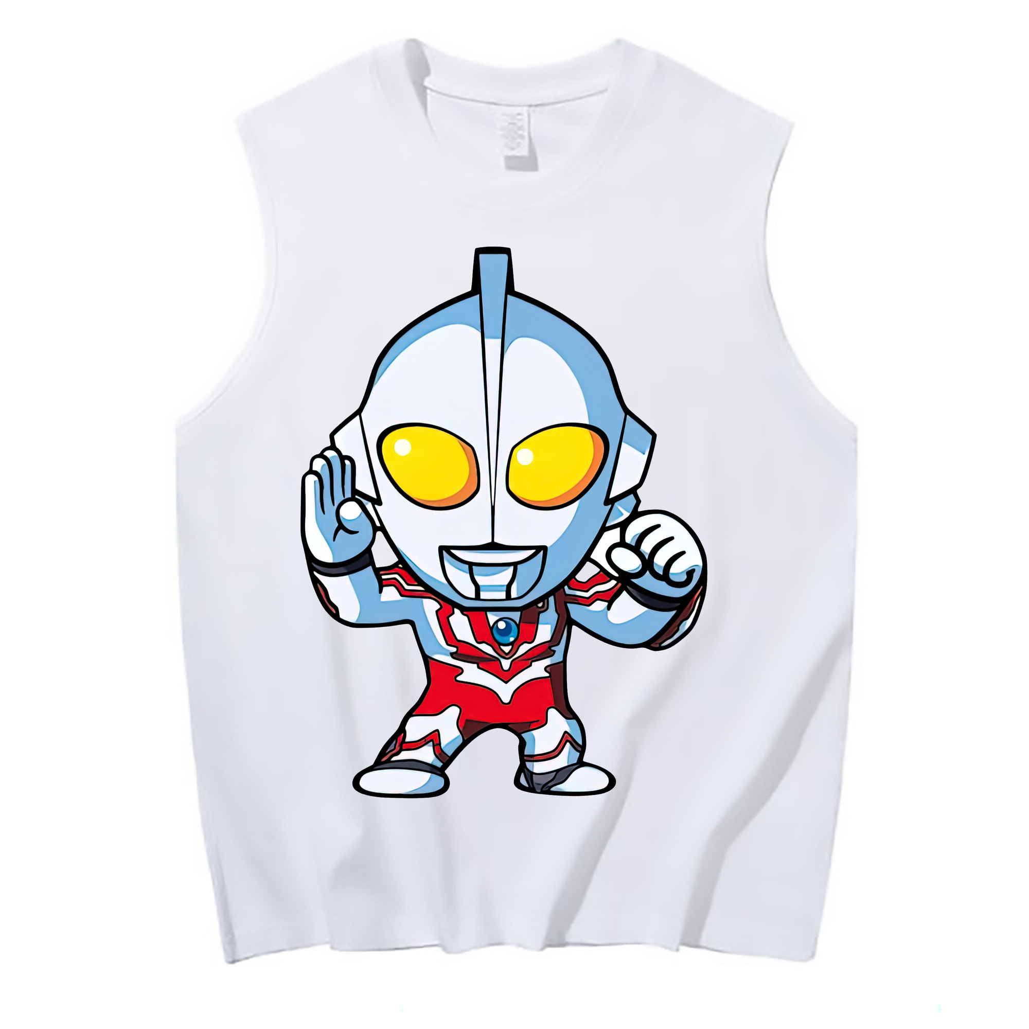 （画像用） ウルトラマン Ultraman コットン100％タンクトップ（フロントプリント）