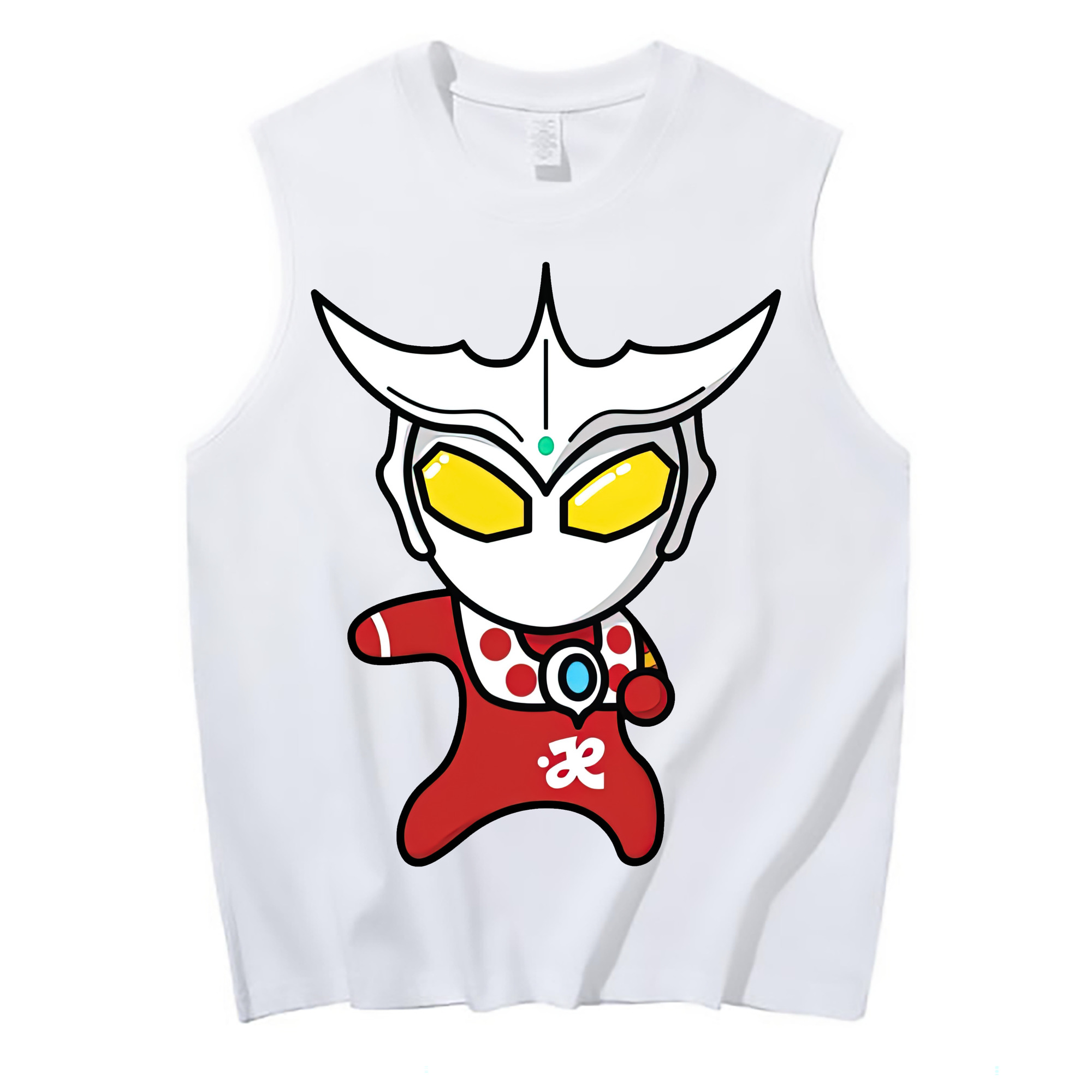 （画像用） ウルトラマン Ultraman コットン100％タンクトップ（フロントプリント）