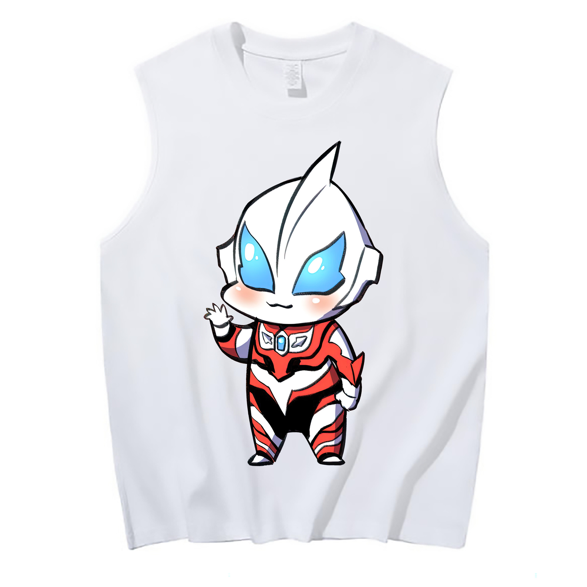 （画像用） ウルトラマン Ultraman コットン100％タンクトップ（フロントプリント）