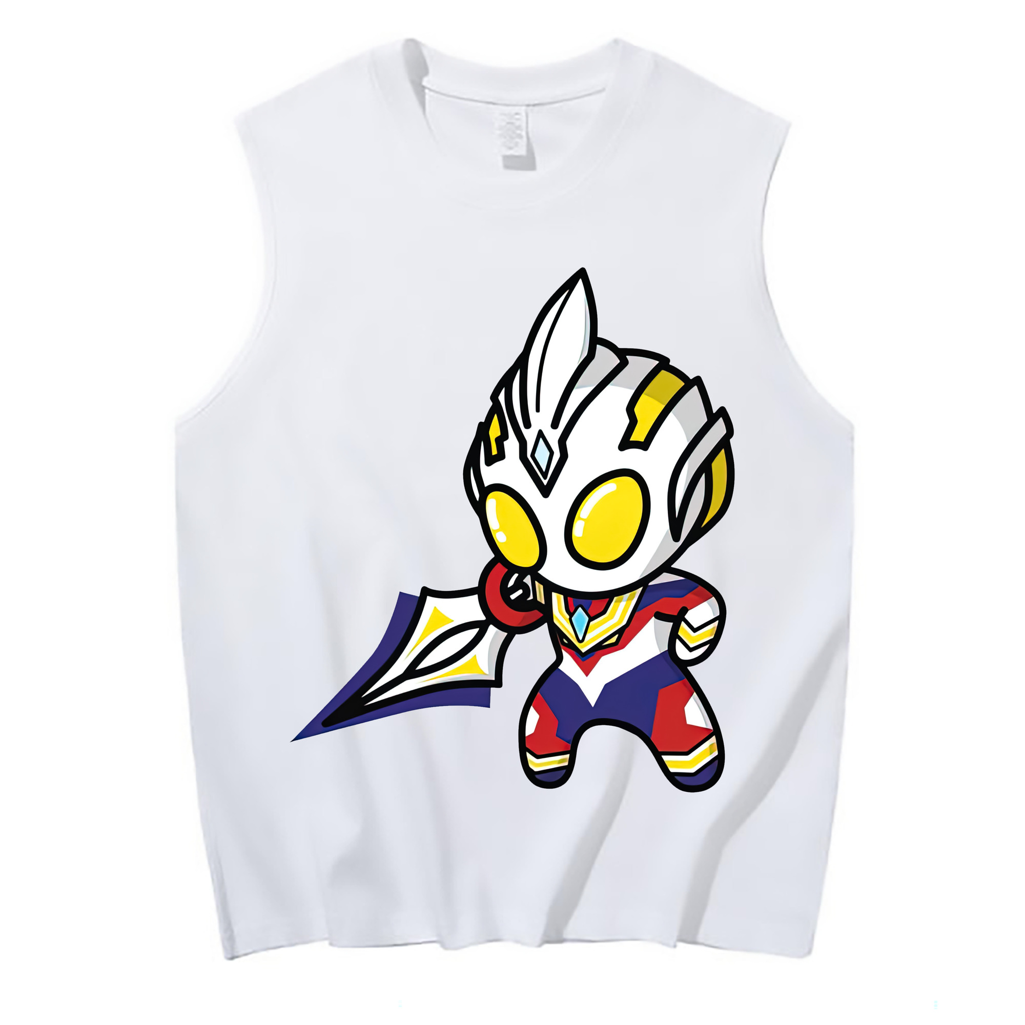 （画像用） ウルトラマン Ultraman コットン100％タンクトップ（フロントプリント）