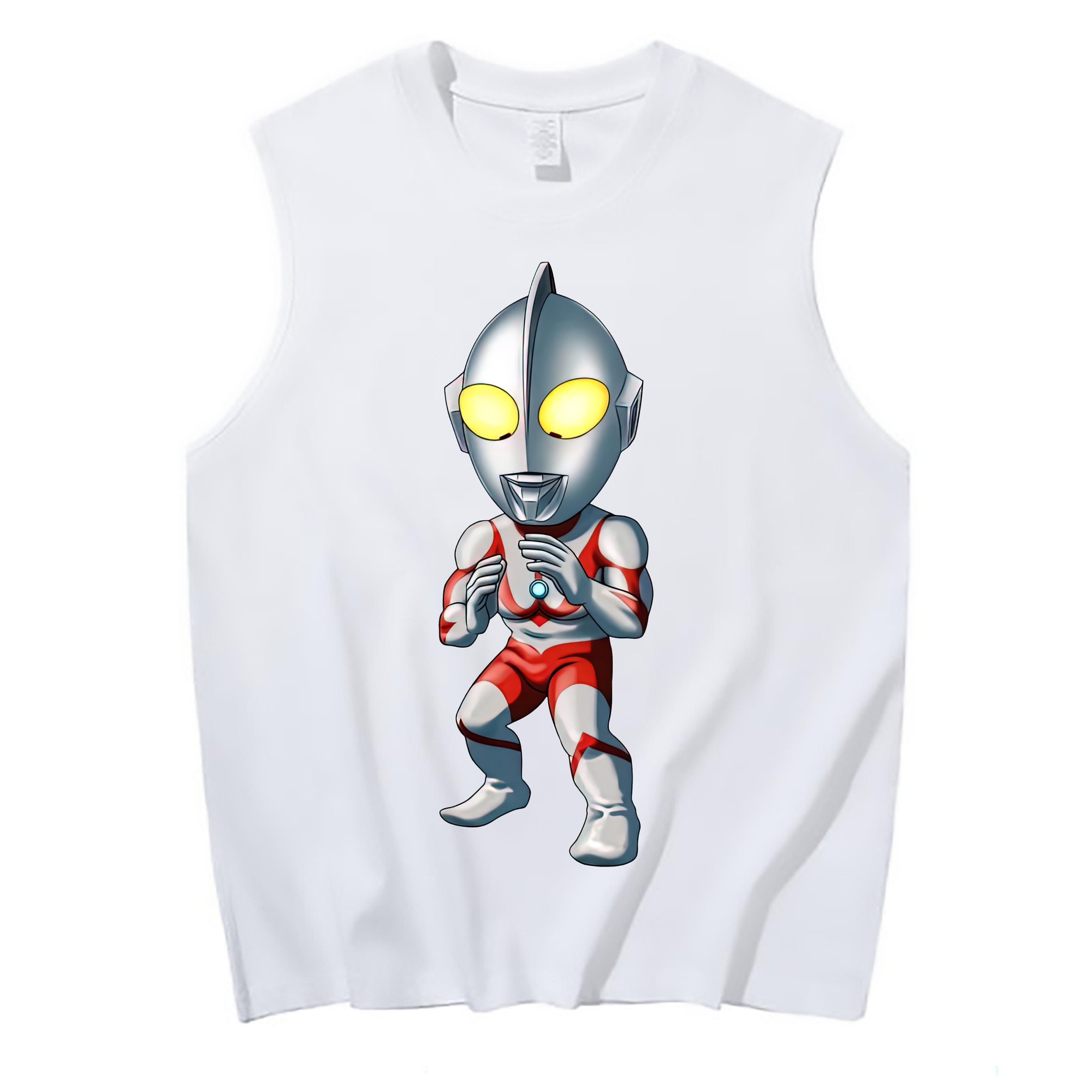 （画像用） ウルトラマン Ultraman コットン100％タンクトップ（フロントプリント）