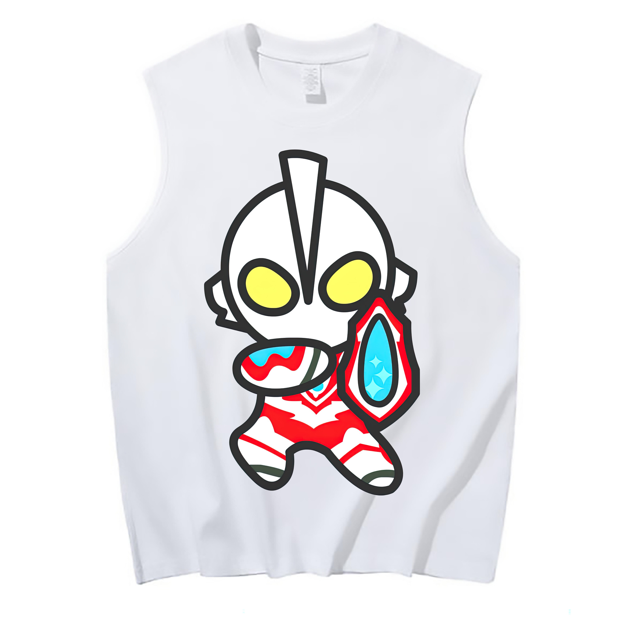 （画像用） ウルトラマン Ultraman コットン100％タンクトップ（フロントプリント）