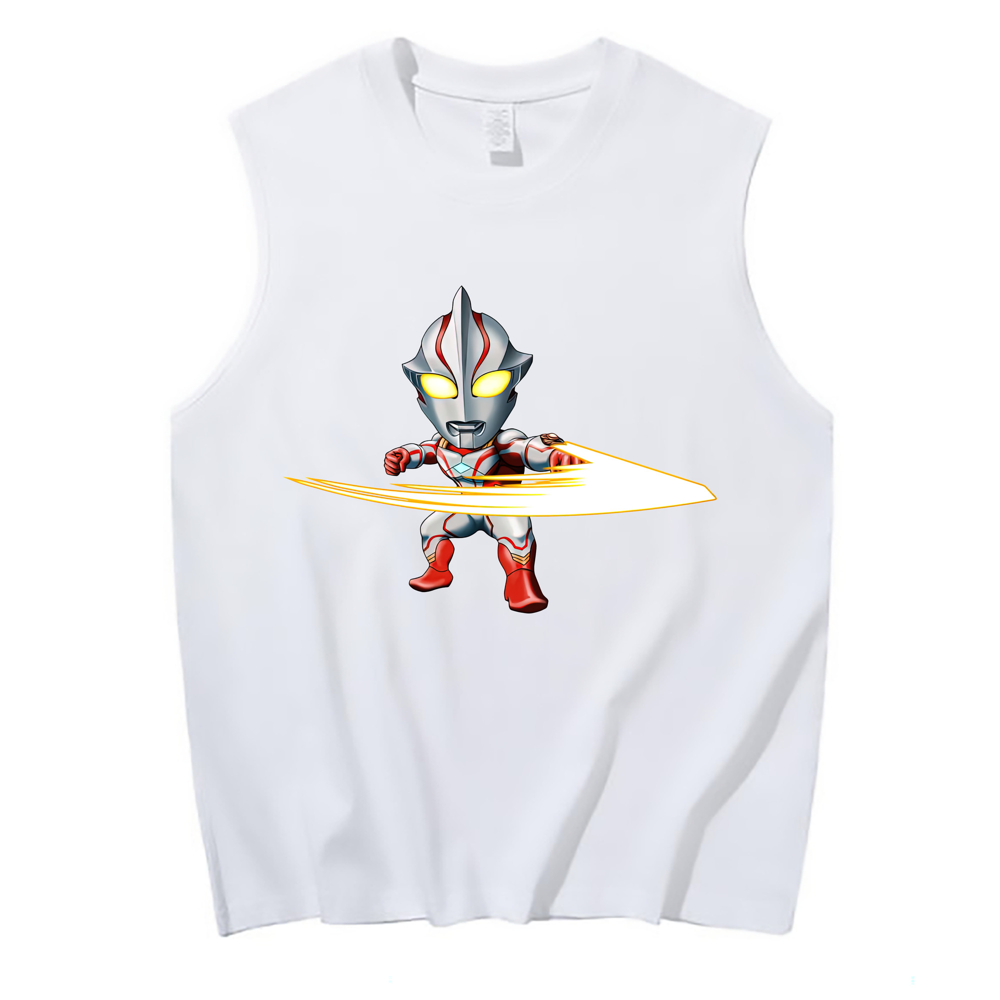 （画像用） ウルトラマン Ultraman コットン100％タンクトップ（フロントプリント）