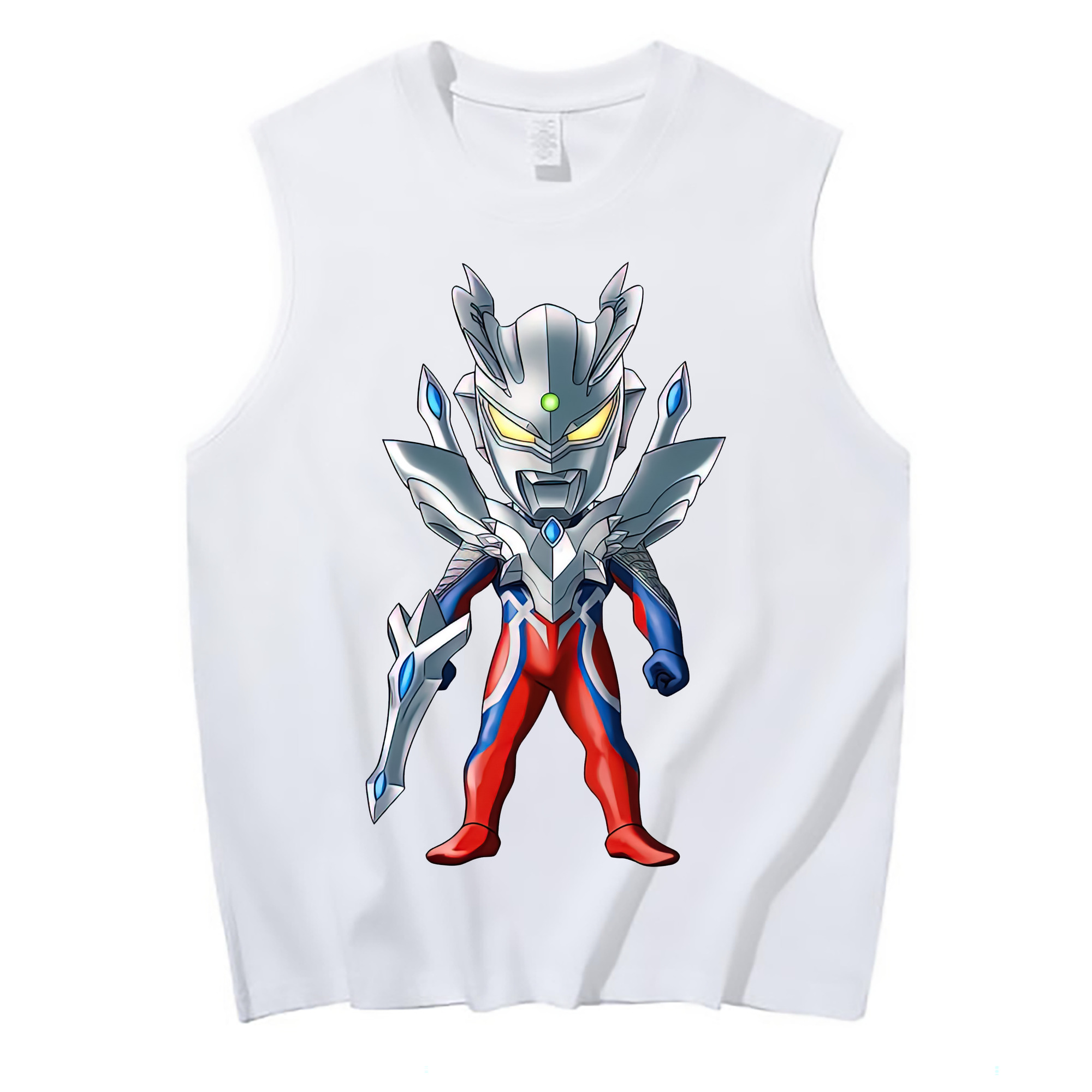 （画像用） ウルトラマン Ultraman コットン100％タンクトップ（フロントプリント）