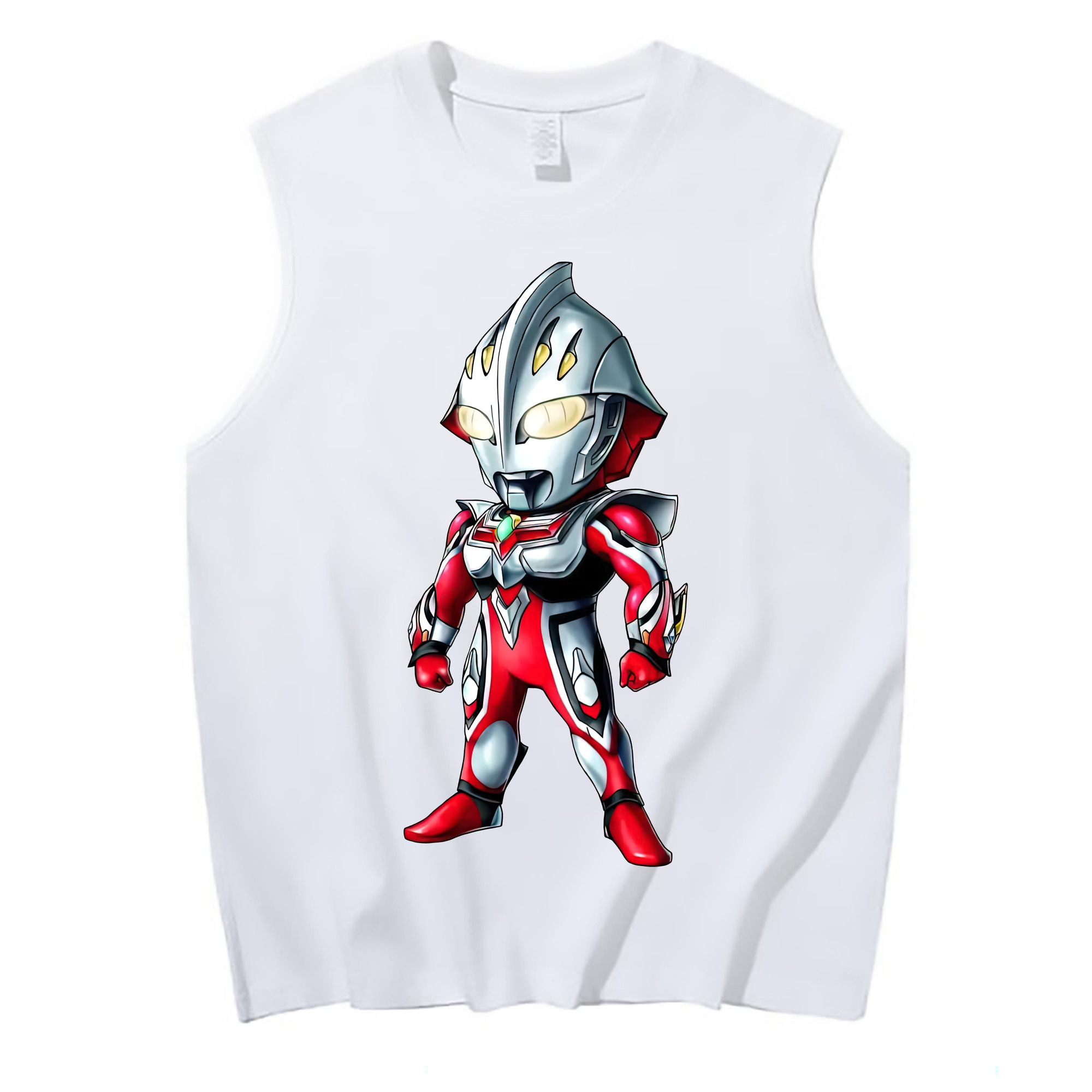 （画像用） ウルトラマン Ultraman コットン100％タンクトップ（フロントプリント）
