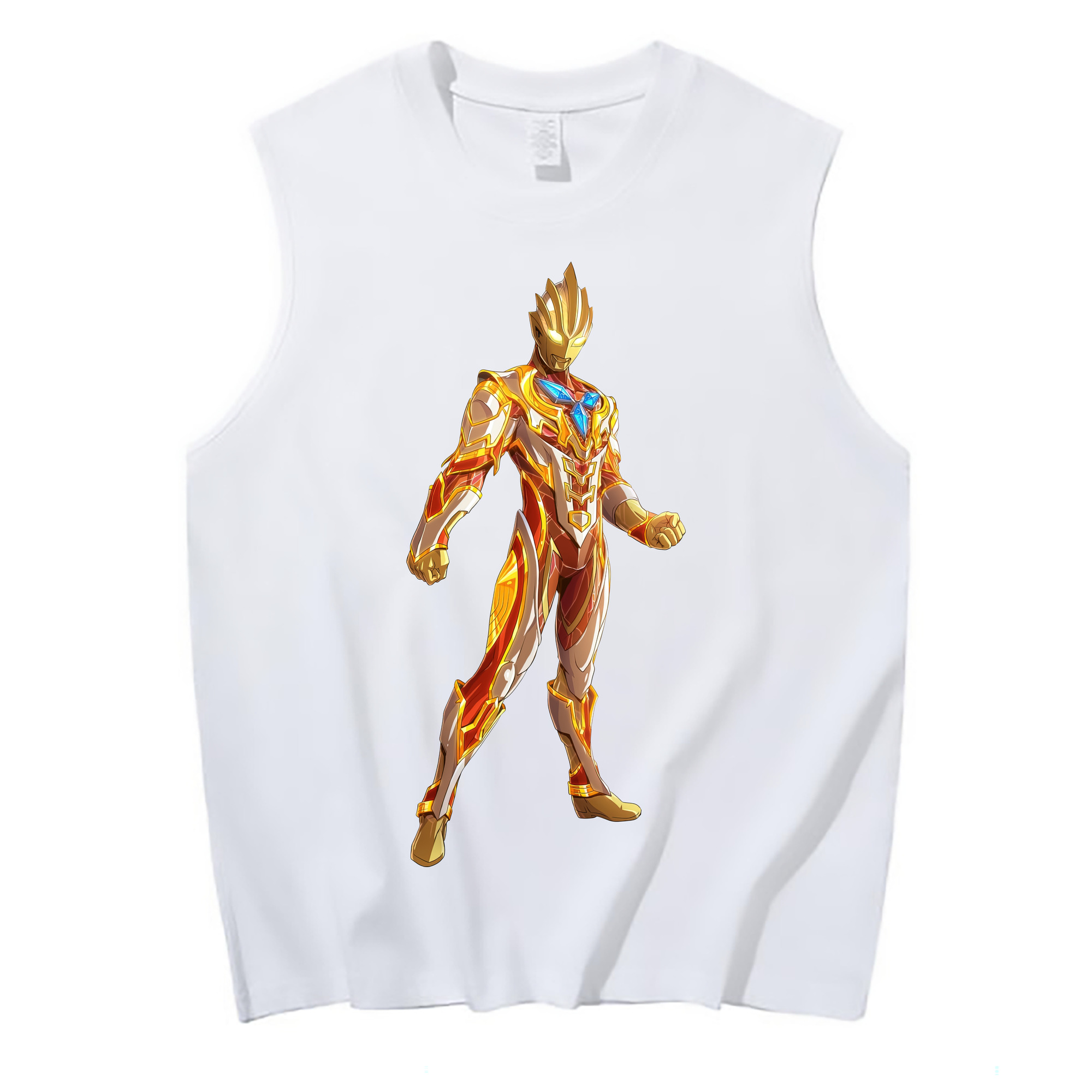 （画像用） ウルトラマン Ultraman コットン100％タンクトップ（フロントプリント）