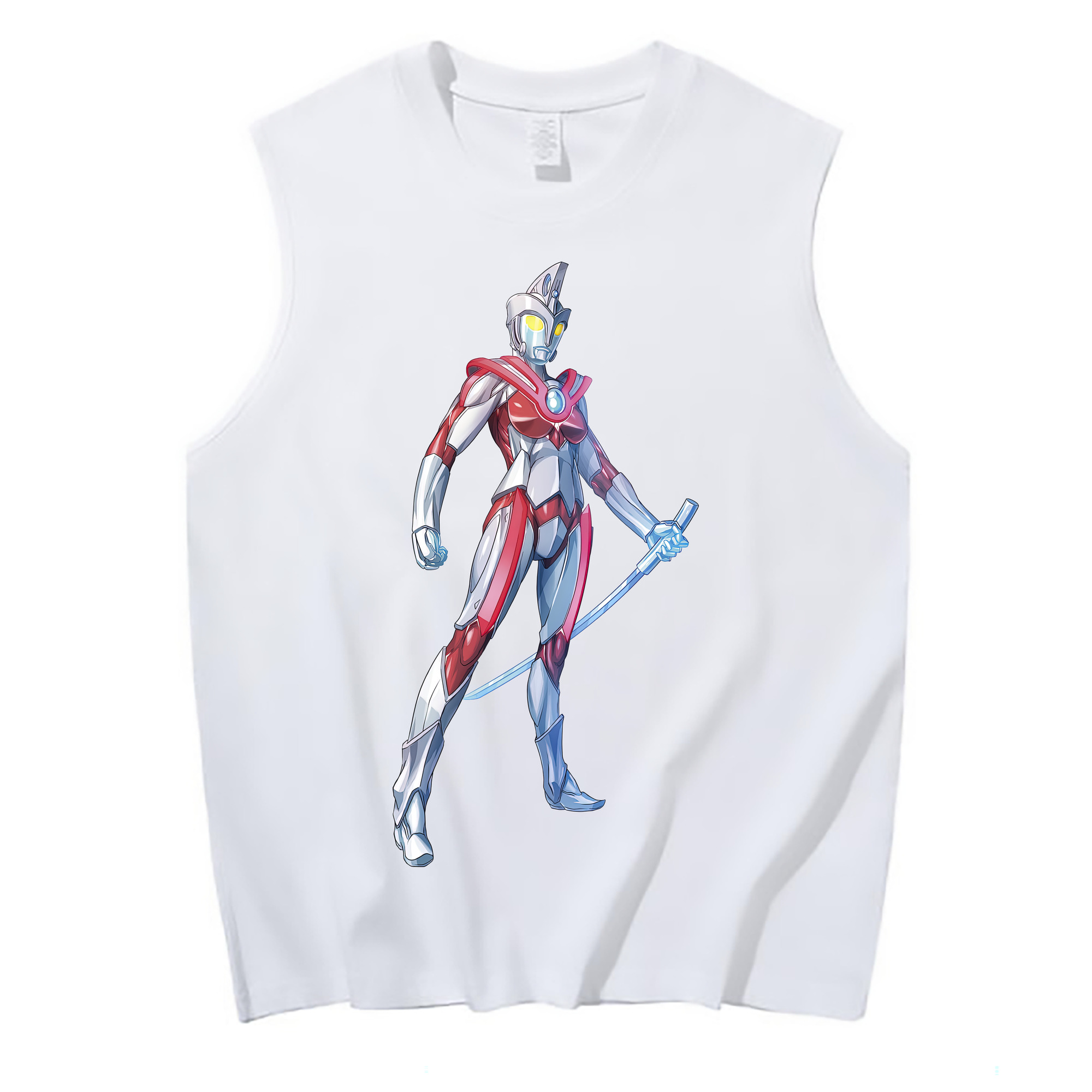 （画像用） ウルトラマン Ultraman コットン100％タンクトップ（フロントプリント）