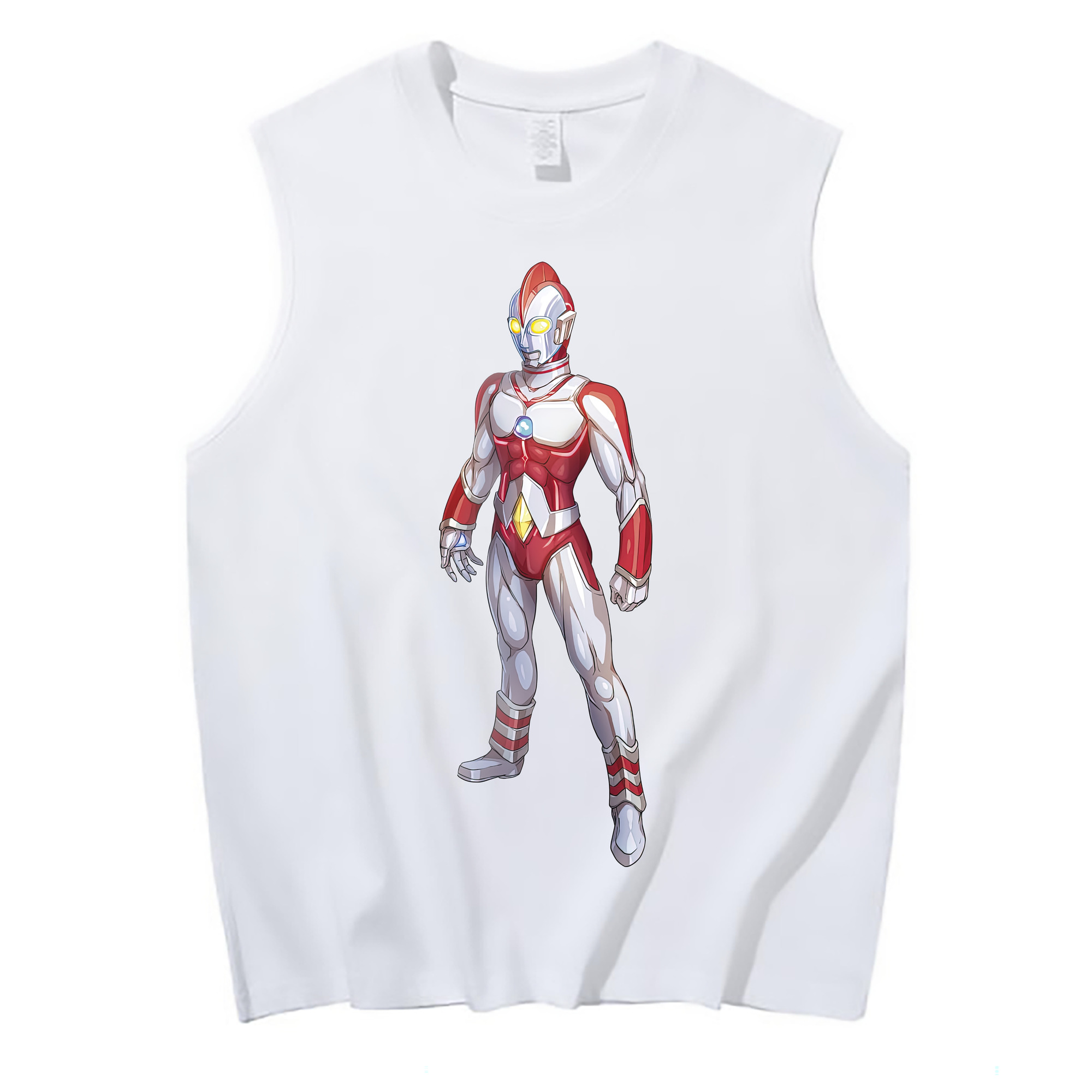 （画像用） ウルトラマン Ultraman コットン100％タンクトップ（フロントプリント）