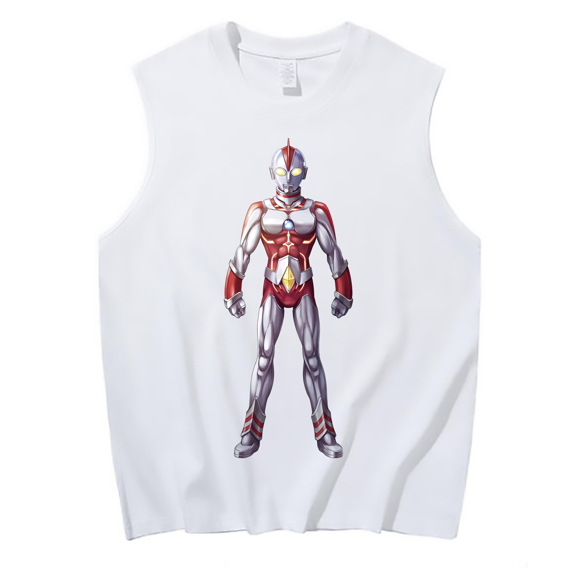 （画像用） ウルトラマン Ultraman コットン100％タンクトップ（フロントプリント）