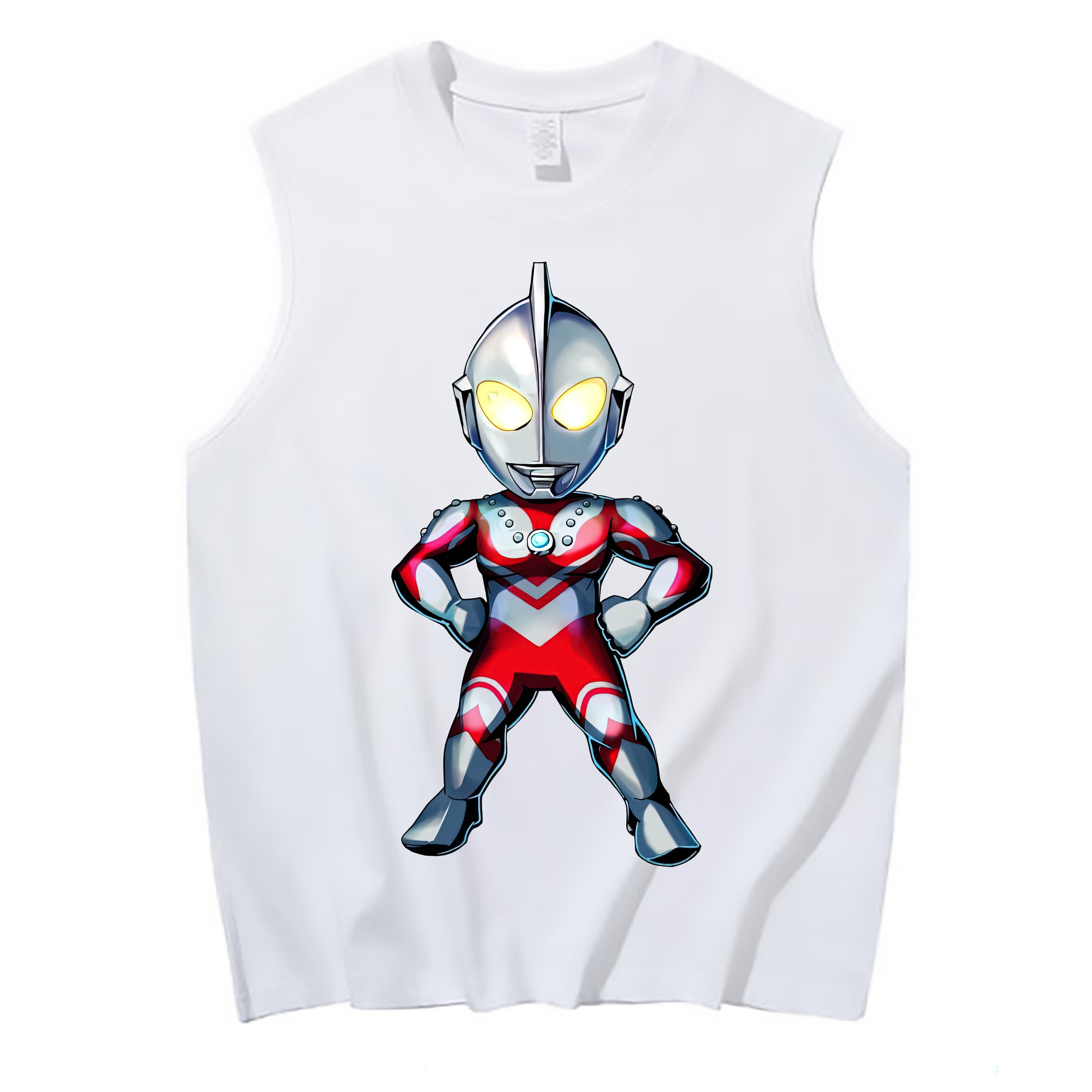 （画像用） ウルトラマン Ultraman コットン100％タンクトップ（フロントプリント）
