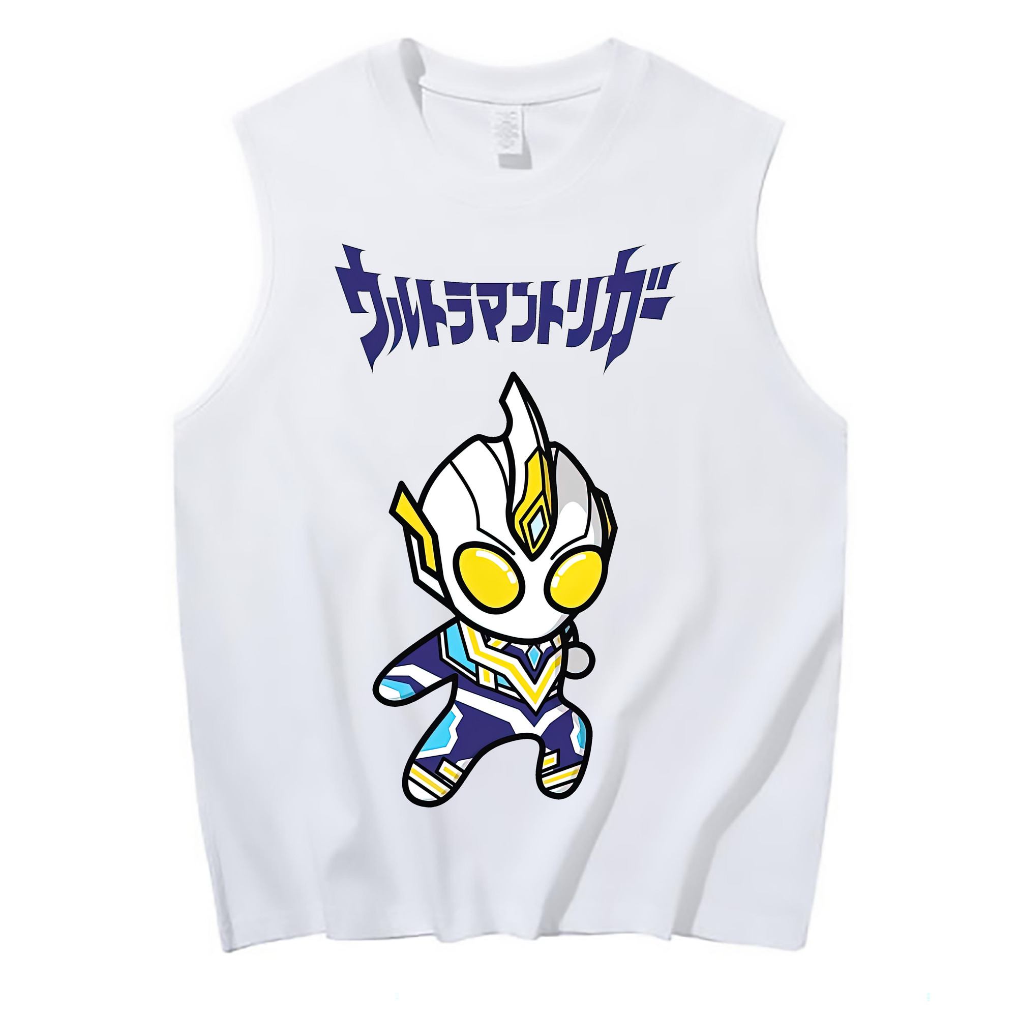 （画像用） ウルトラマン Ultraman コットン100％タンクトップ（フロントプリント）