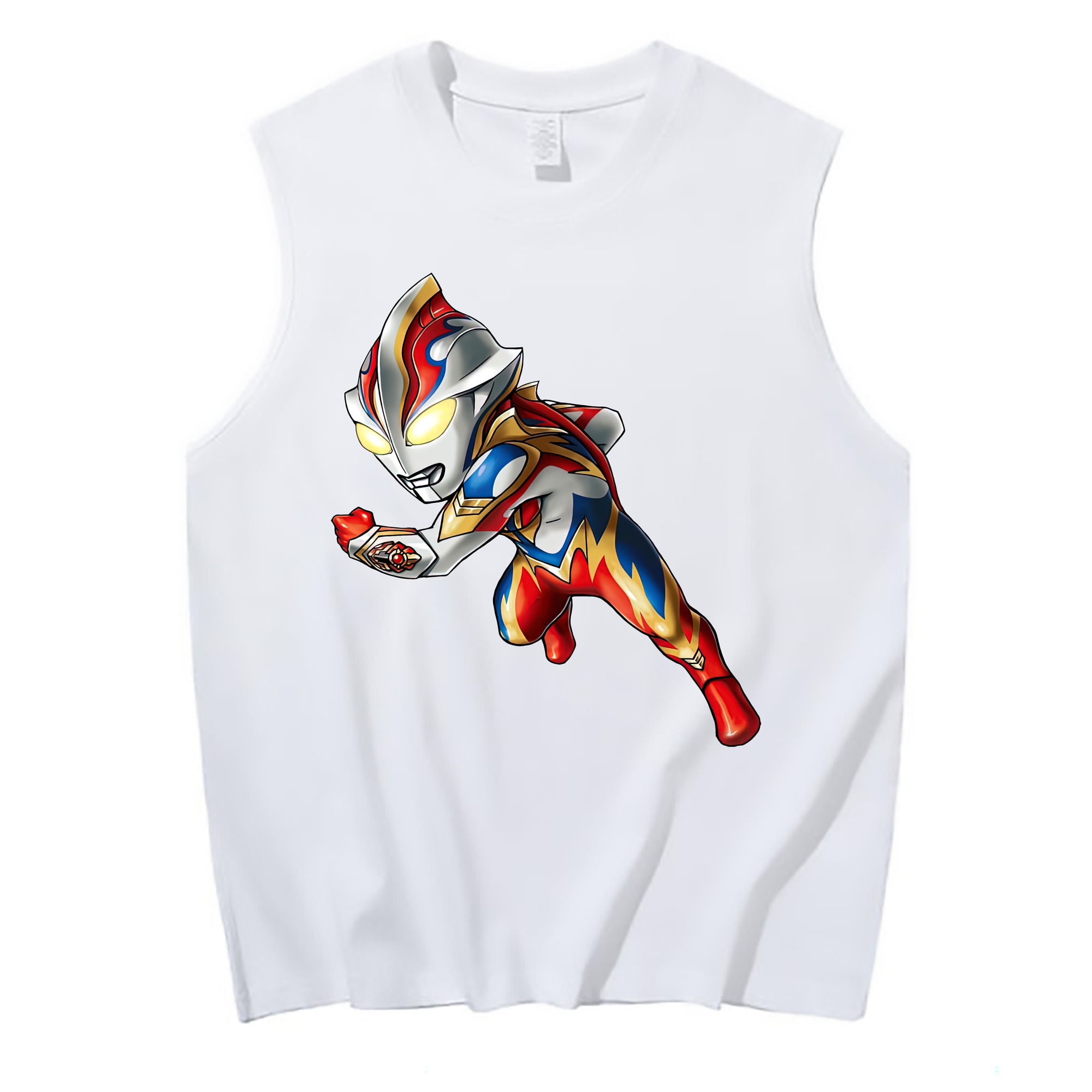 （画像用） ウルトラマン Ultraman コットン100％タンクトップ（フロントプリント）