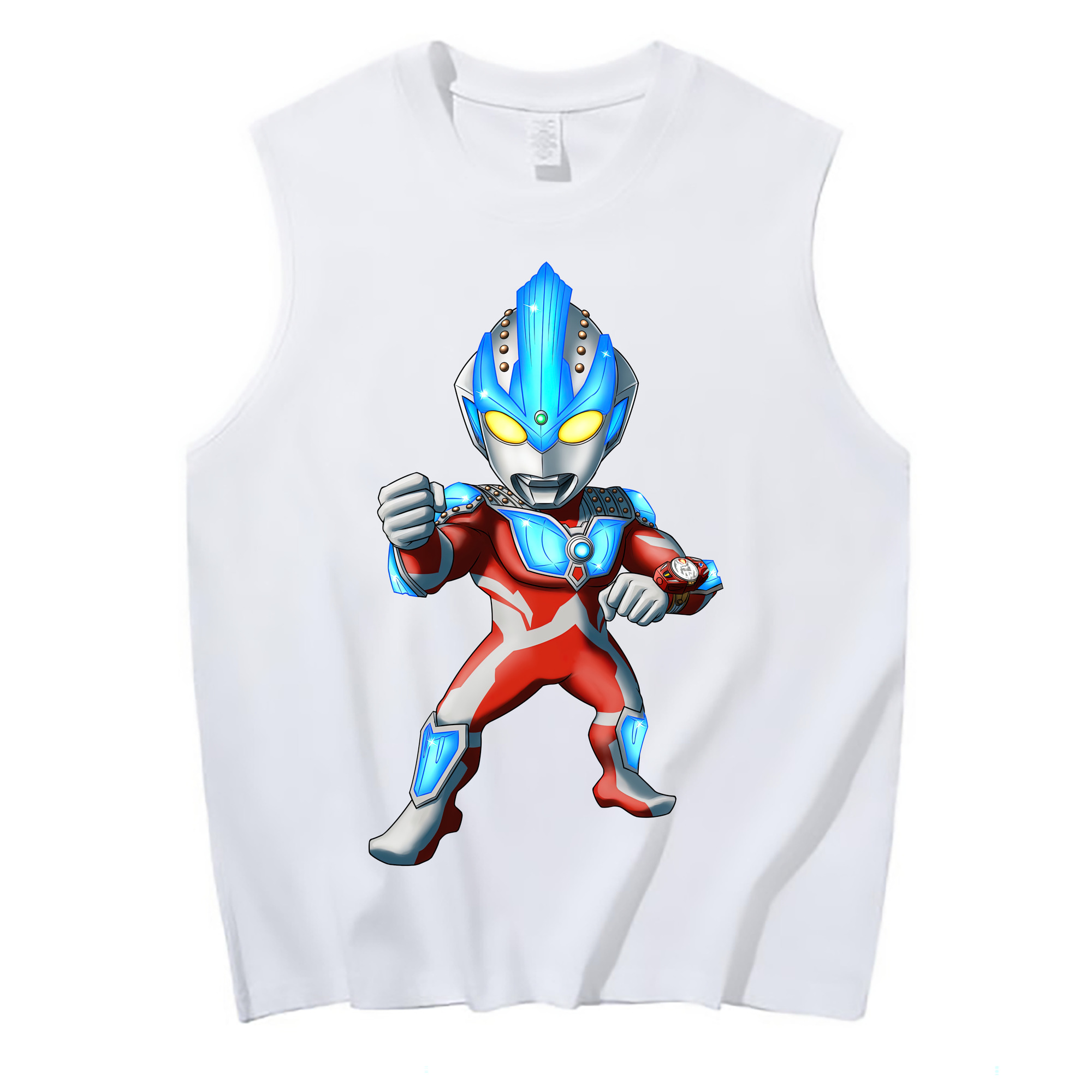 （画像用） ウルトラマン Ultraman コットン100％タンクトップ（フロントプリント）