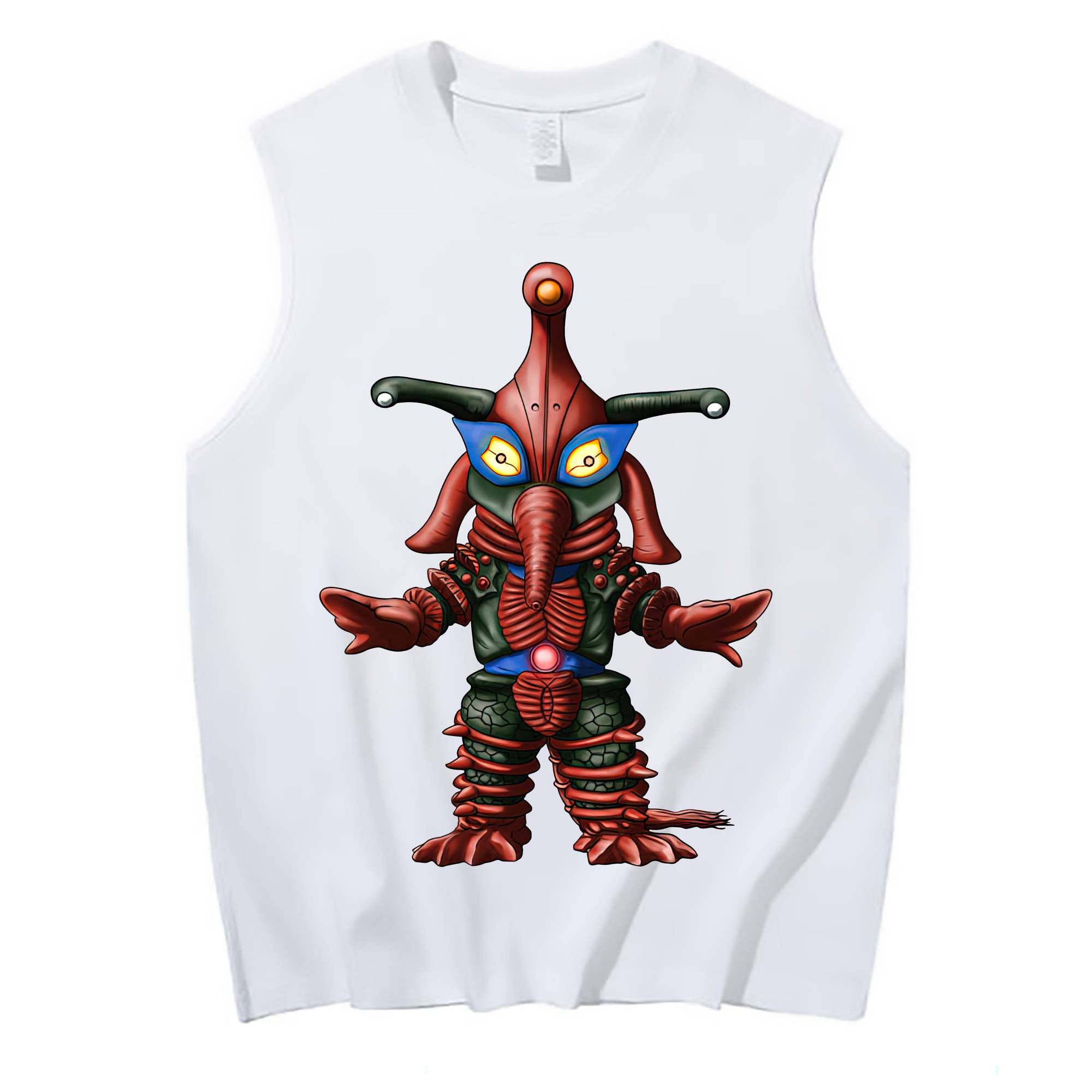 （画像用） ウルトラマン Ultraman コットン100％タンクトップ（フロントプリント）