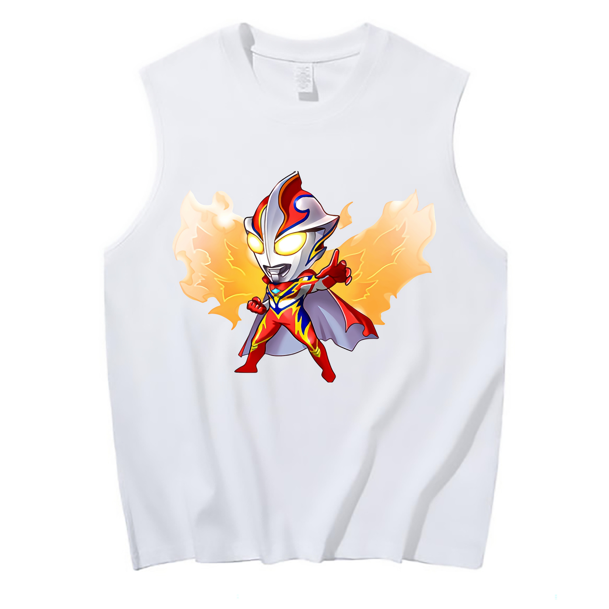 （画像用） ウルトラマン Ultraman コットン100％タンクトップ（フロントプリント）