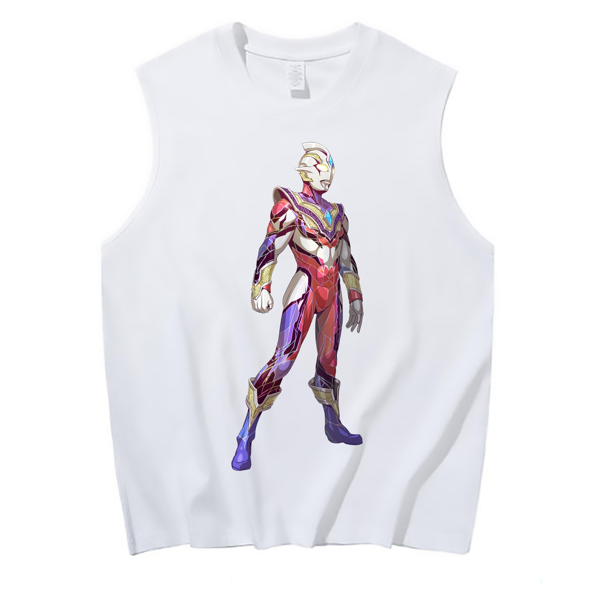 （画像用） ウルトラマン Ultraman コットン100％タンクトップ（フロントプリント）
