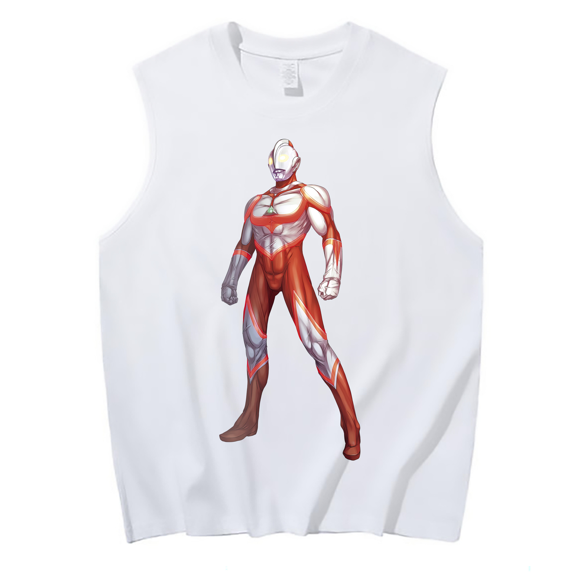 （画像用） ウルトラマン Ultraman コットン100％タンクトップ（フロントプリント）