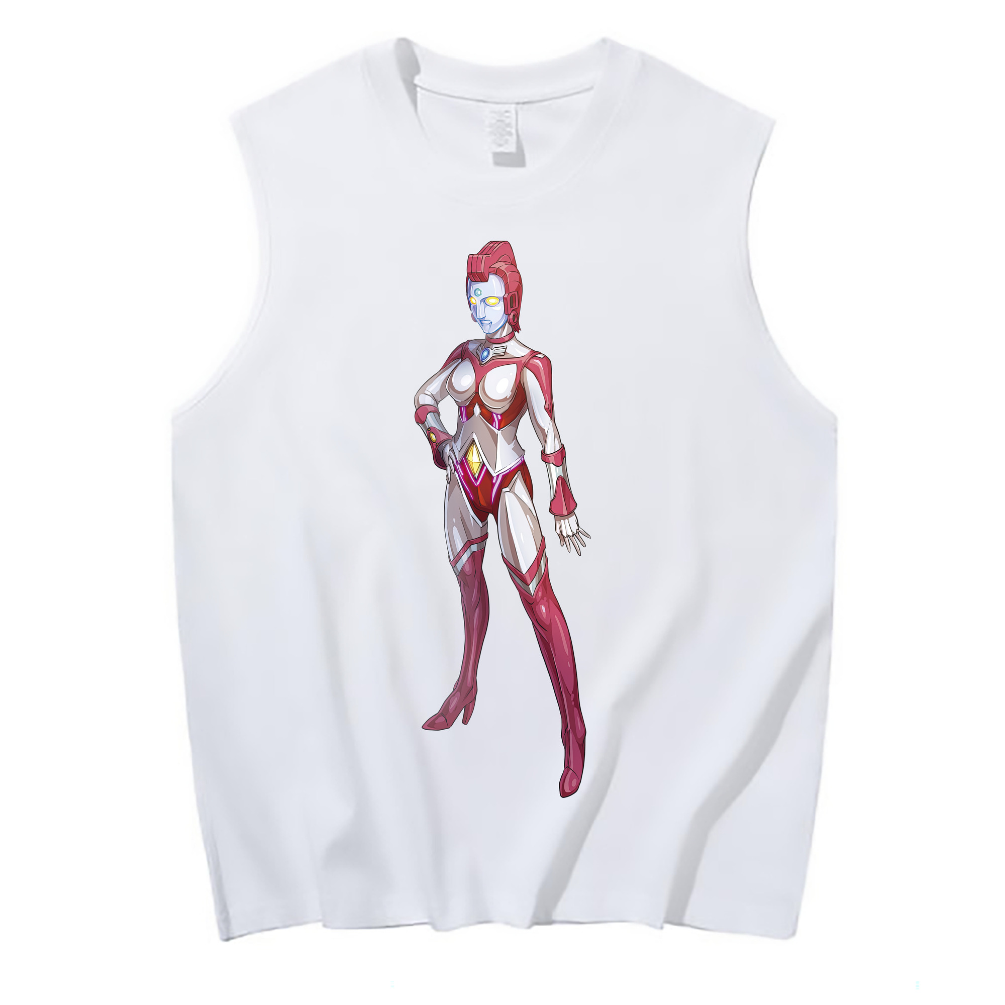 （画像用） ウルトラマン Ultraman コットン100％タンクトップ（フロントプリント）
