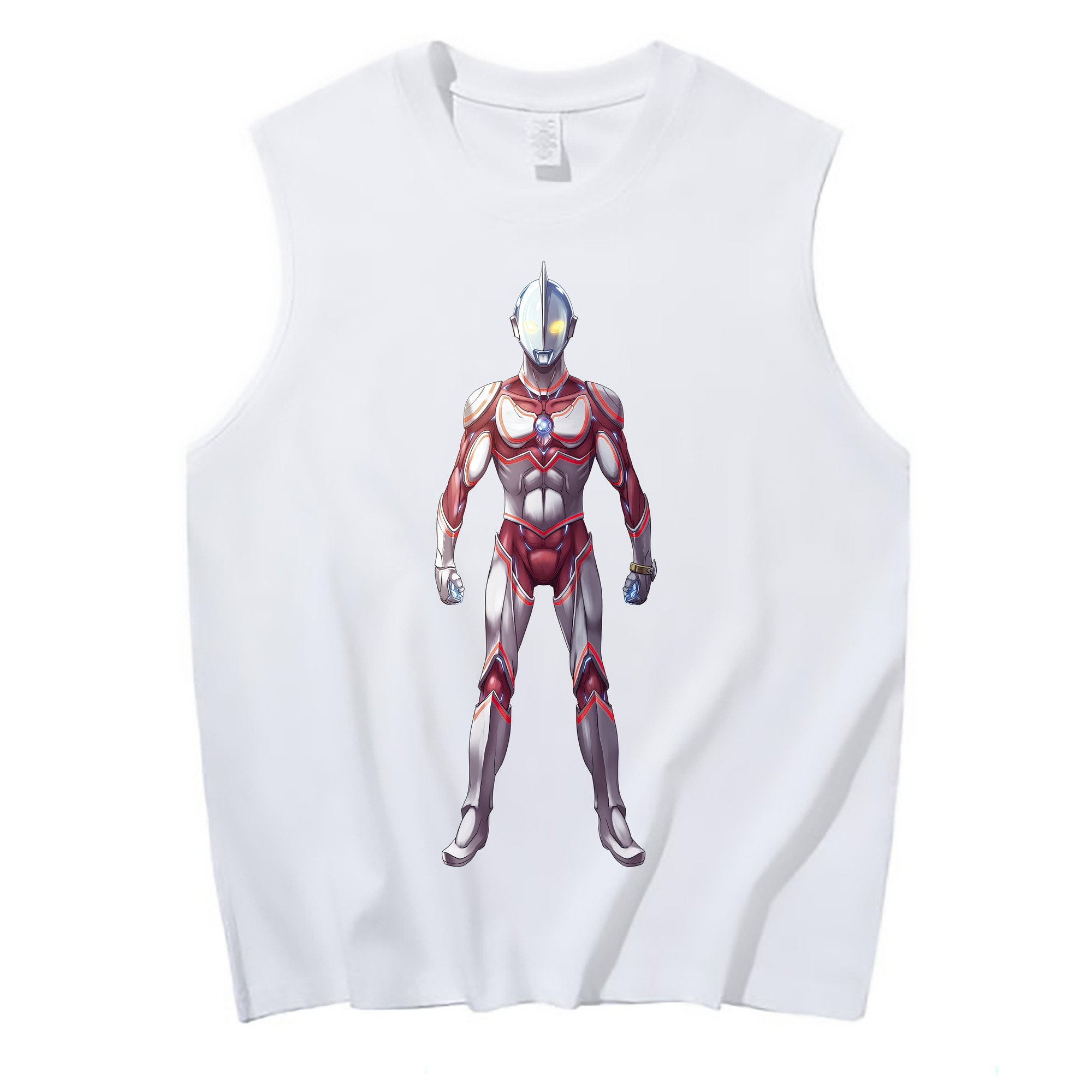 （画像用） ウルトラマン Ultraman コットン100％タンクトップ（フロントプリント）