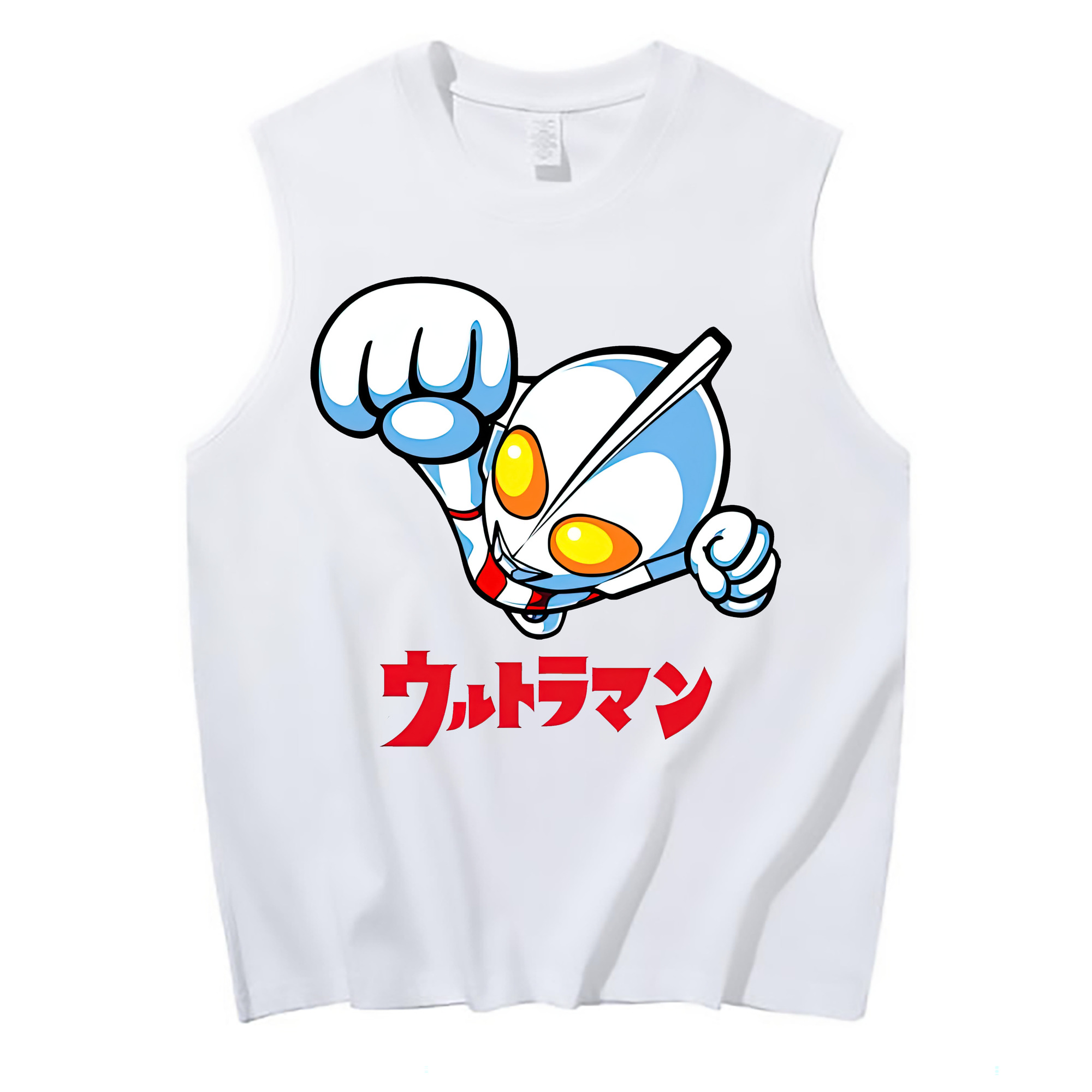 （画像用） ウルトラマン Ultraman コットン100％タンクトップ（フロントプリント）