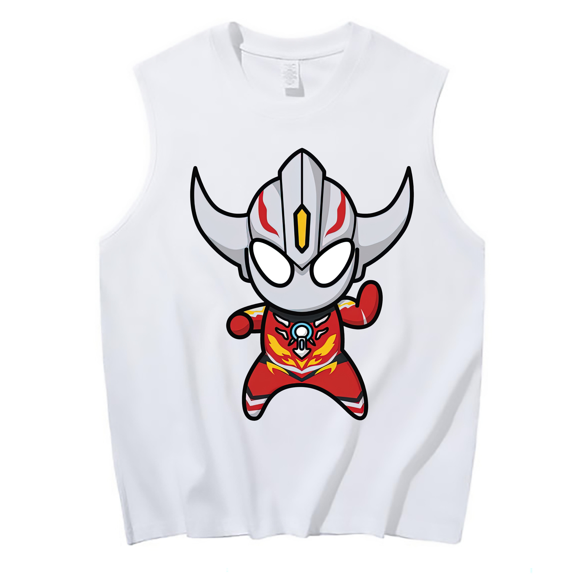 （画像用） ウルトラマン Ultraman コットン100％タンクトップ（フロントプリント）