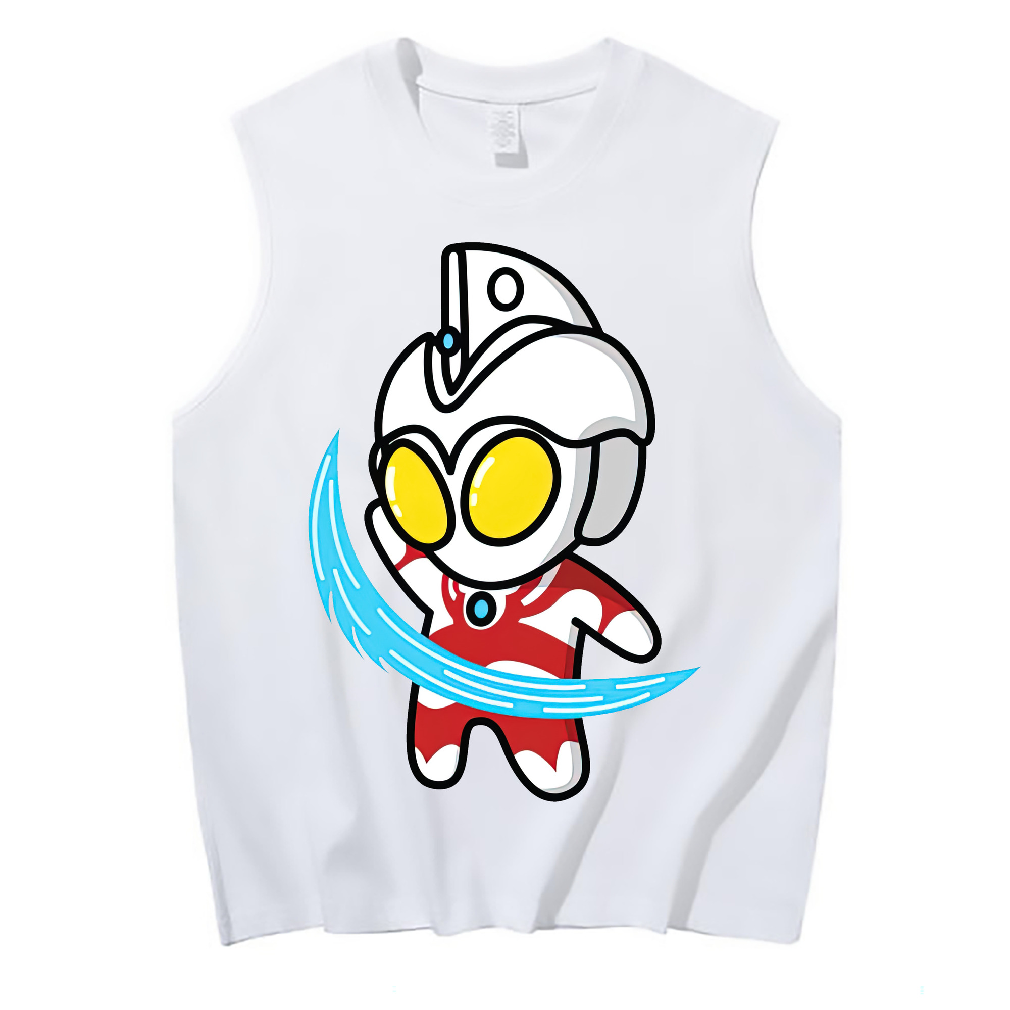 （画像用） ウルトラマン Ultraman コットン100％タンクトップ（フロントプリント）