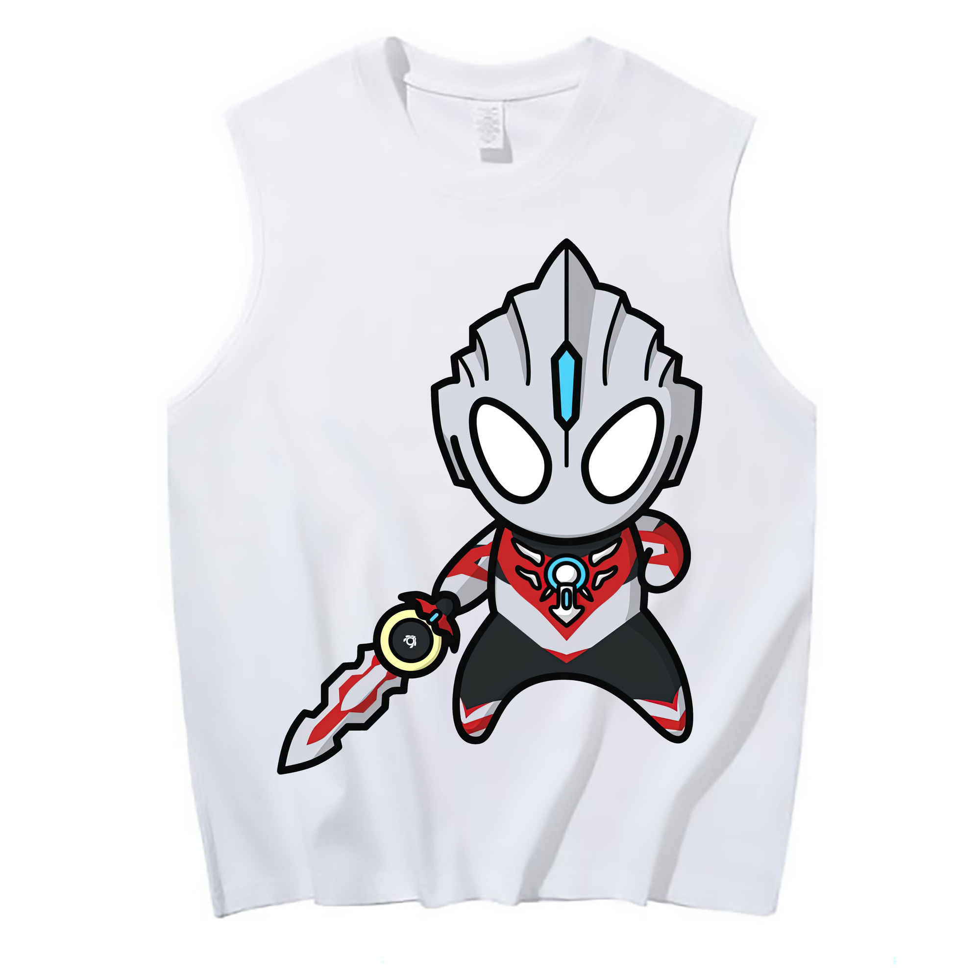 （画像用） ウルトラマン Ultraman コットン100％タンクトップ（フロントプリント）
