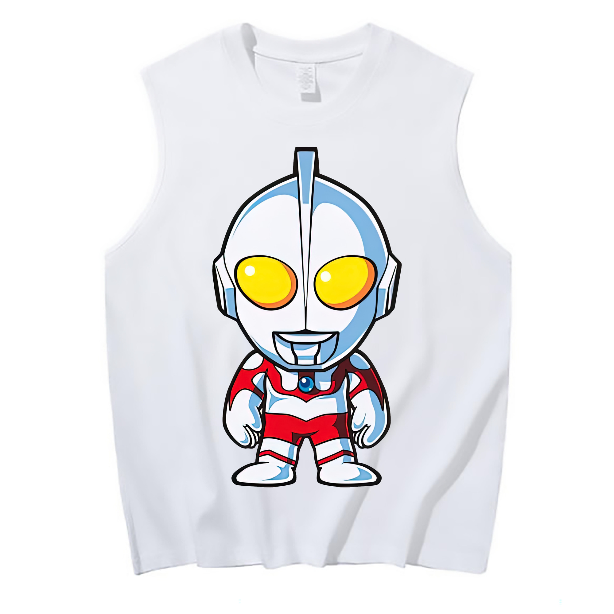 （画像用） ウルトラマン Ultraman コットン100％タンクトップ（フロントプリント）