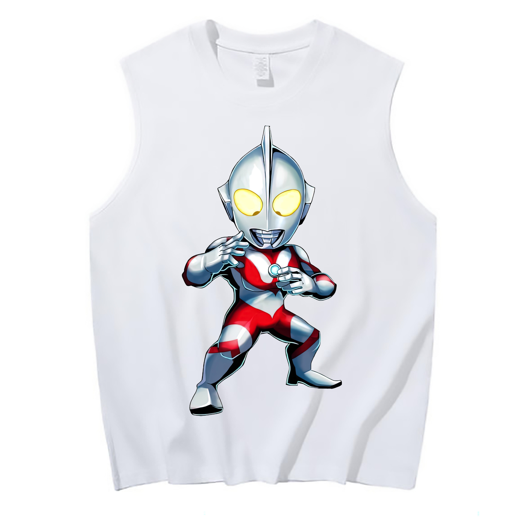 （画像用） ウルトラマン Ultraman コットン100％タンクトップ（フロントプリント）